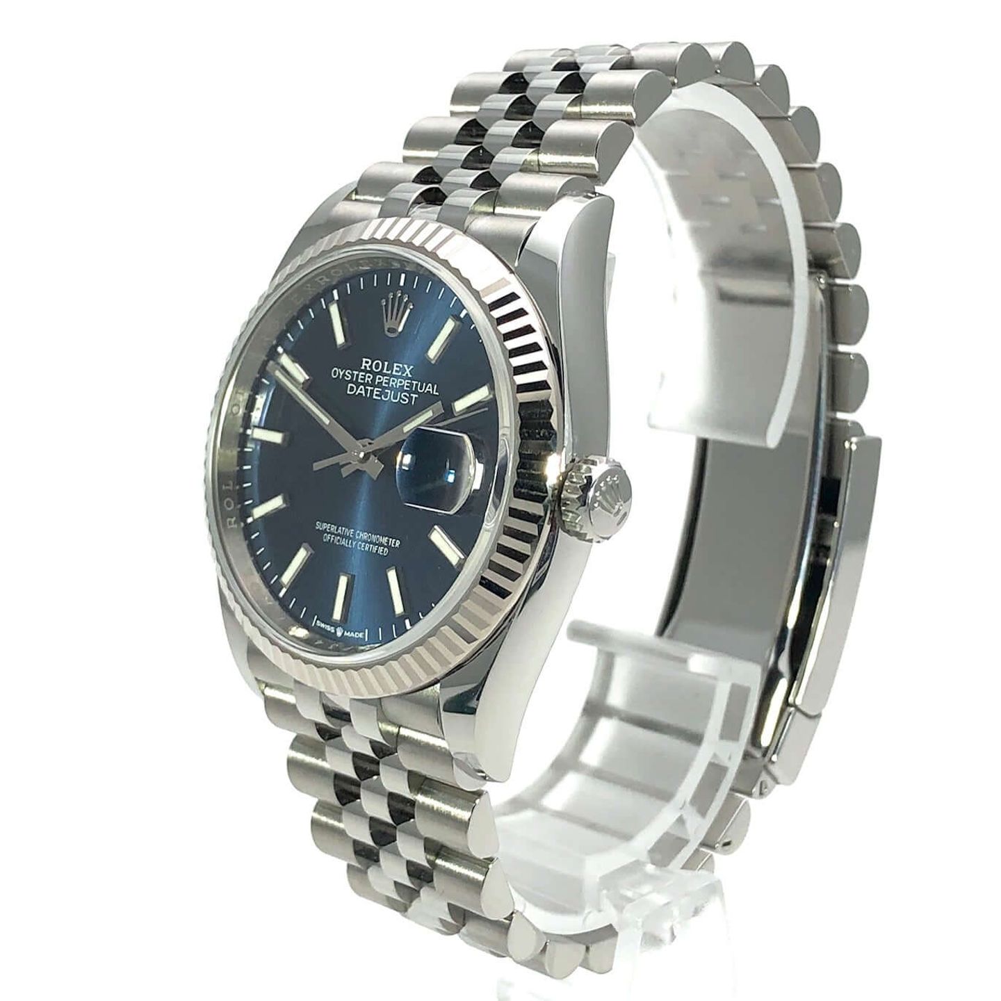 Rolex Datejust 36 126234 (2024) - Blauw wijzerplaat 36mm Staal (4/8)