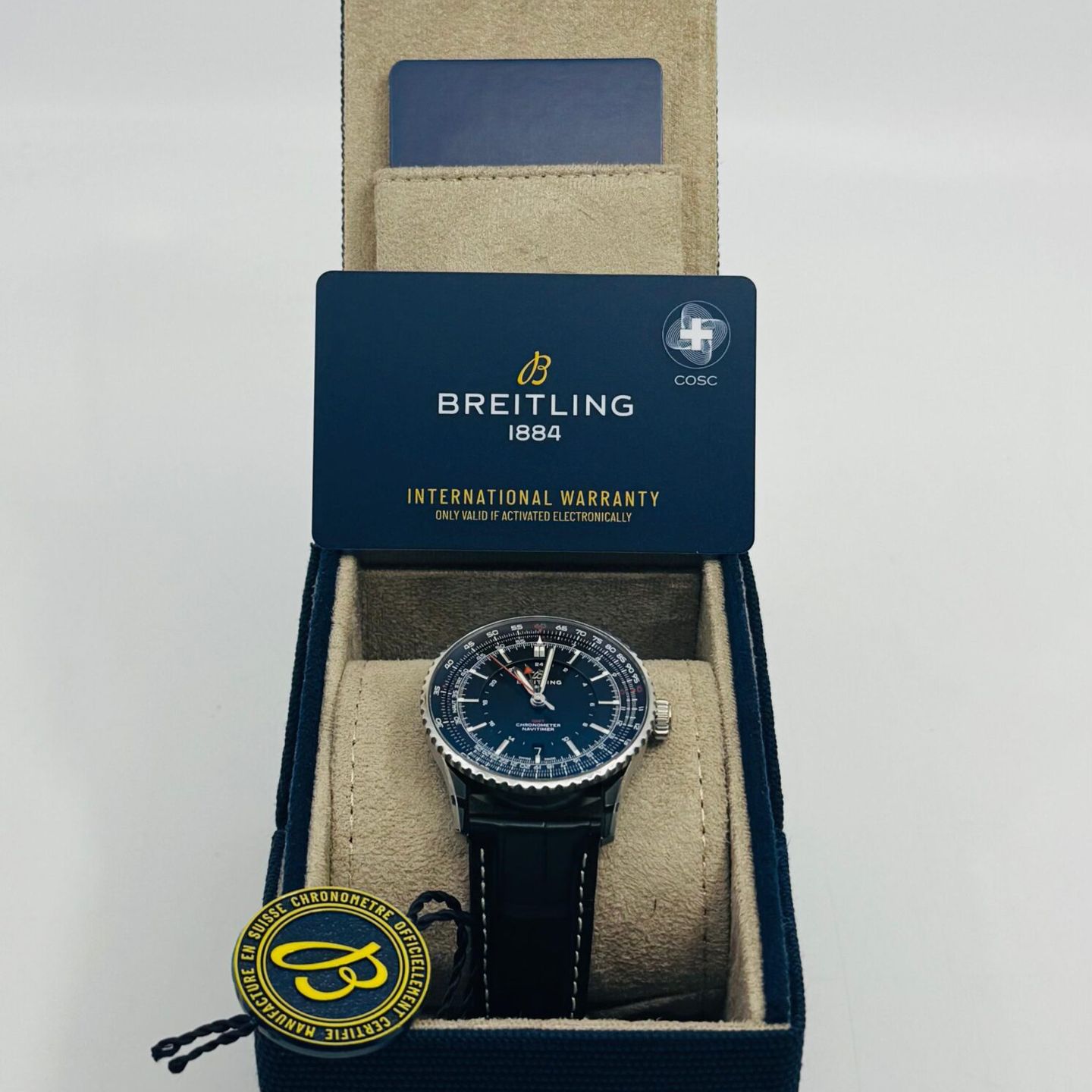 Breitling Navitimer GMT A32310251B1P1 (2025) - Zwart wijzerplaat 41mm Staal (3/8)
