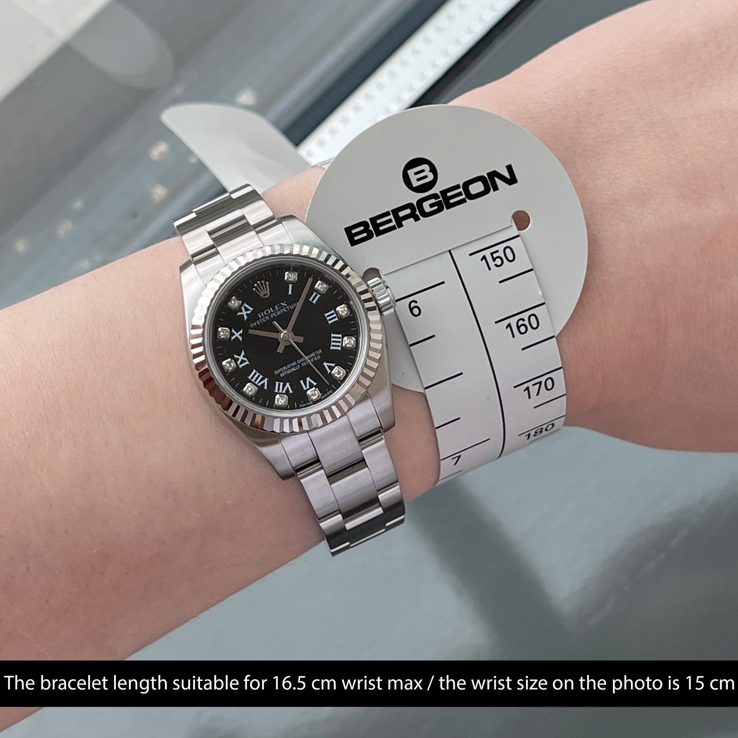 Rolex Oyster Perpetual 26 176234 (2010) - Black dial 26 mm Steel case (2/8)