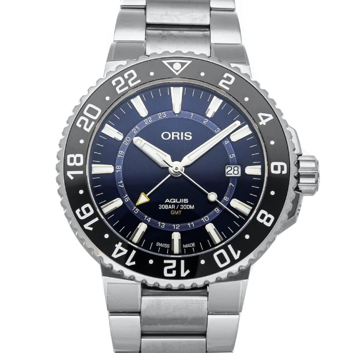 Oris Aquis GMT Date 01 798 7754 4135-07 8 24 05PEB (2024) - Blue dial 44 mm Steel case (2/3)