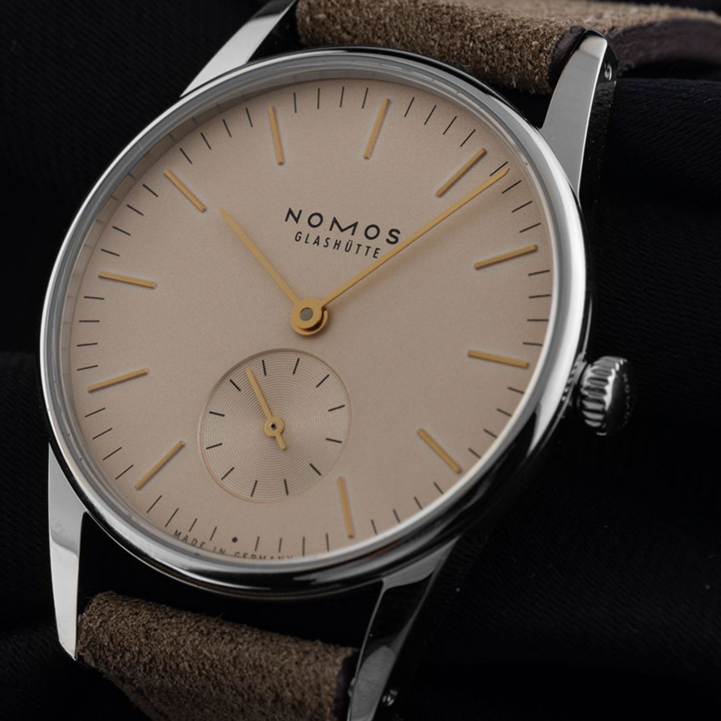 NOMOS Orion 315 (2025) - Roze wijzerplaat 33mm Staal (3/7)