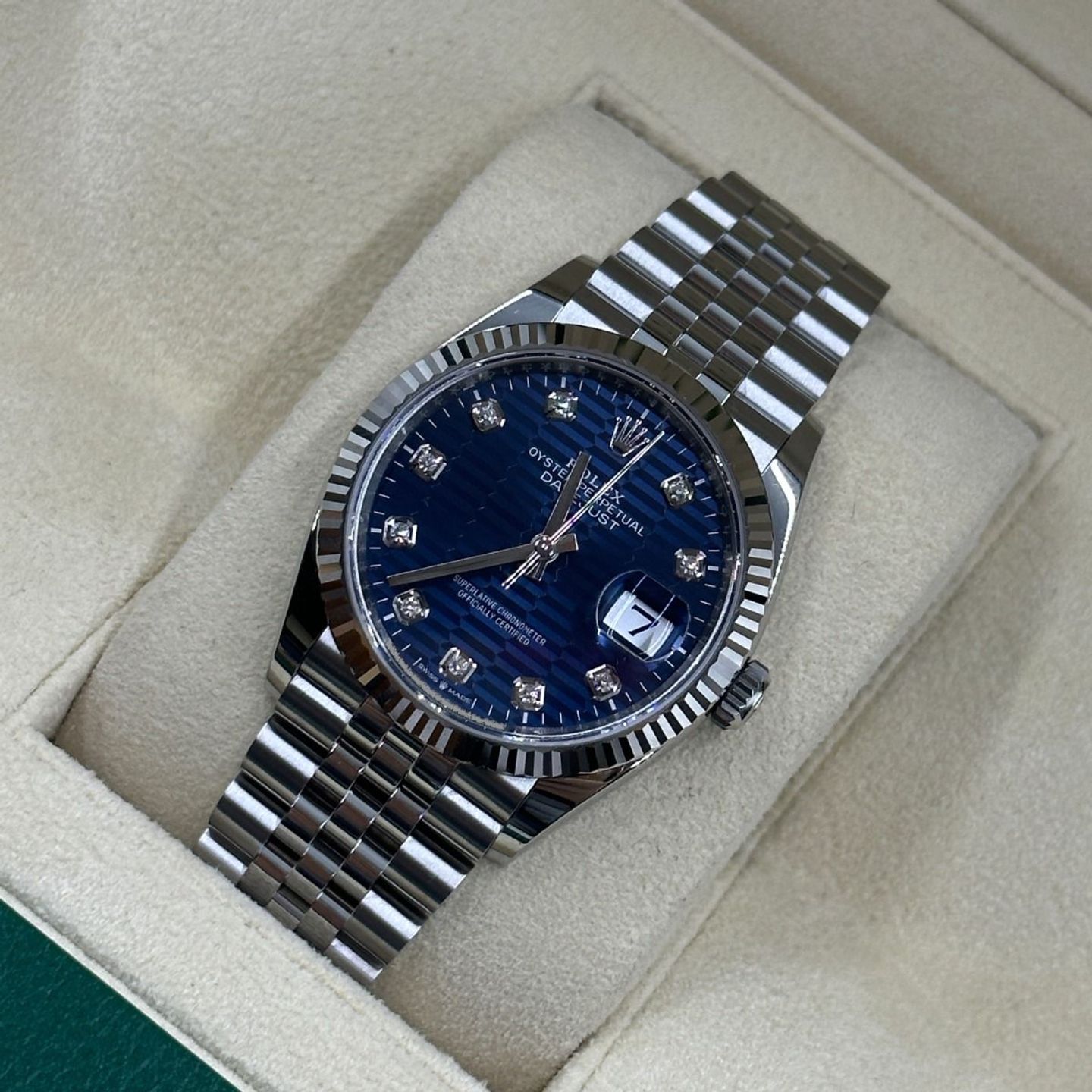 Rolex Datejust 36 126234 (2024) - Blue dial 36 mm Steel case (8/8)