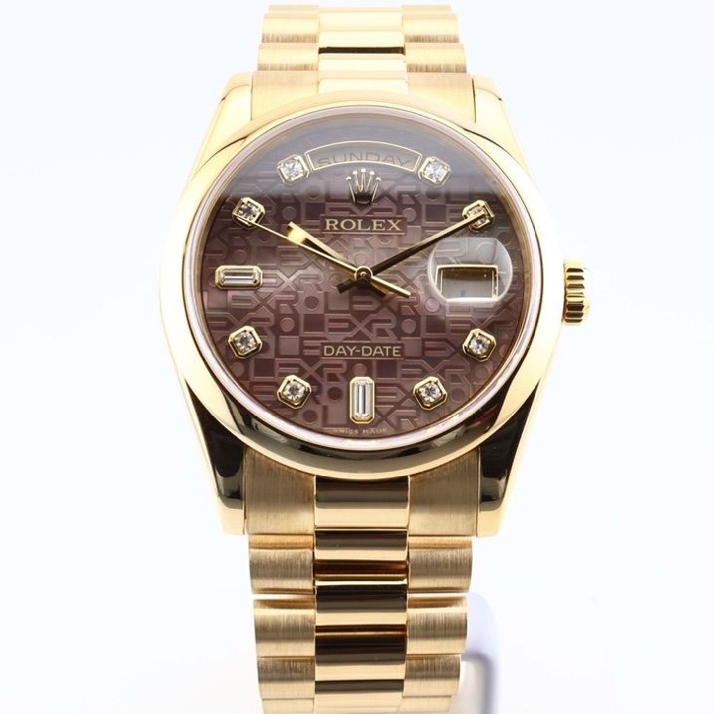 Rolex Day-Date 36 118208 (2010) - Parelmoer wijzerplaat 36mm Geelgoud (1/8)