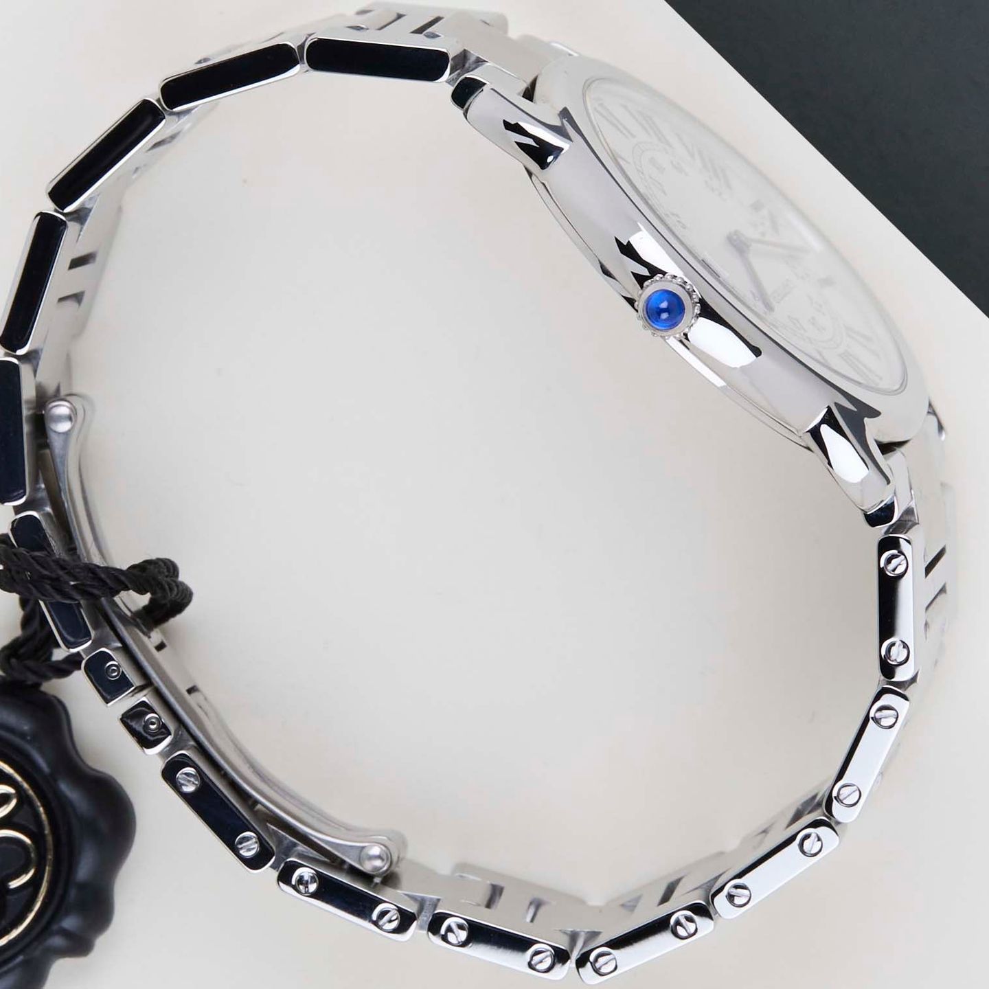 Cartier Ronde Solo de Cartier W6701005 (2014) - Zilver wijzerplaat 36mm Staal (7/8)