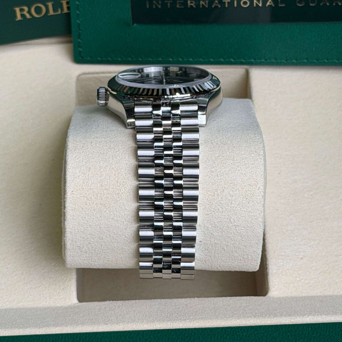 Rolex Datejust 31 278274 (2025) - Green dial 31 mm Steel case (6/7)
