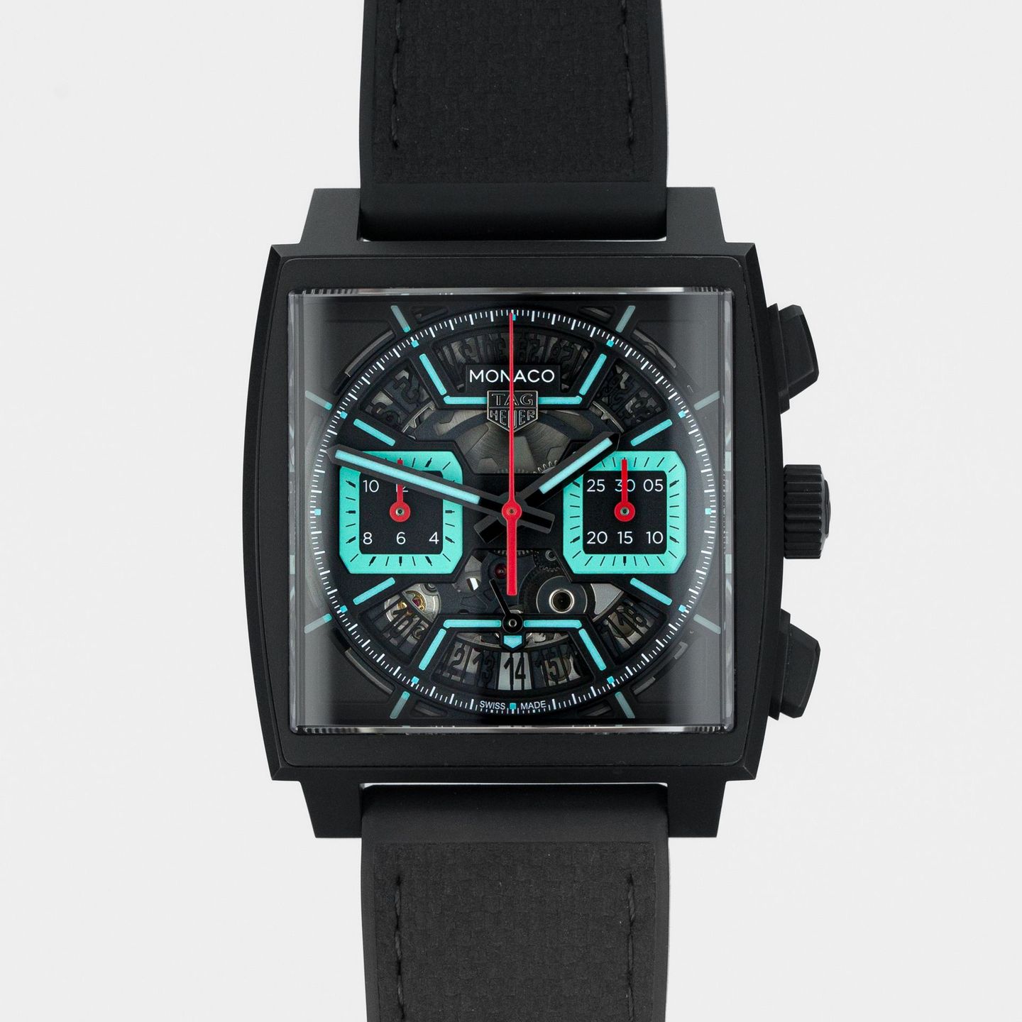 TAG Heuer Monaco CBL2184.FT6236 (2025) - Black dial 39 mm Titanium case (1/8)