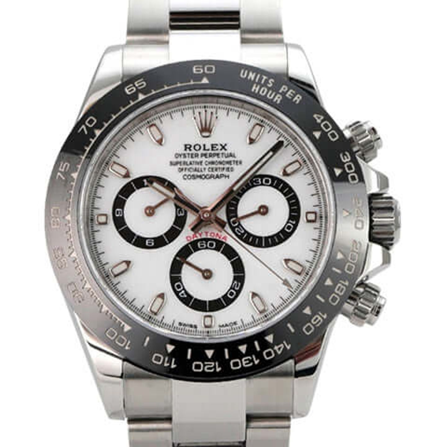 Rolex Daytona 116500LN (2020) - Wit wijzerplaat 40mm Staal (1/8)