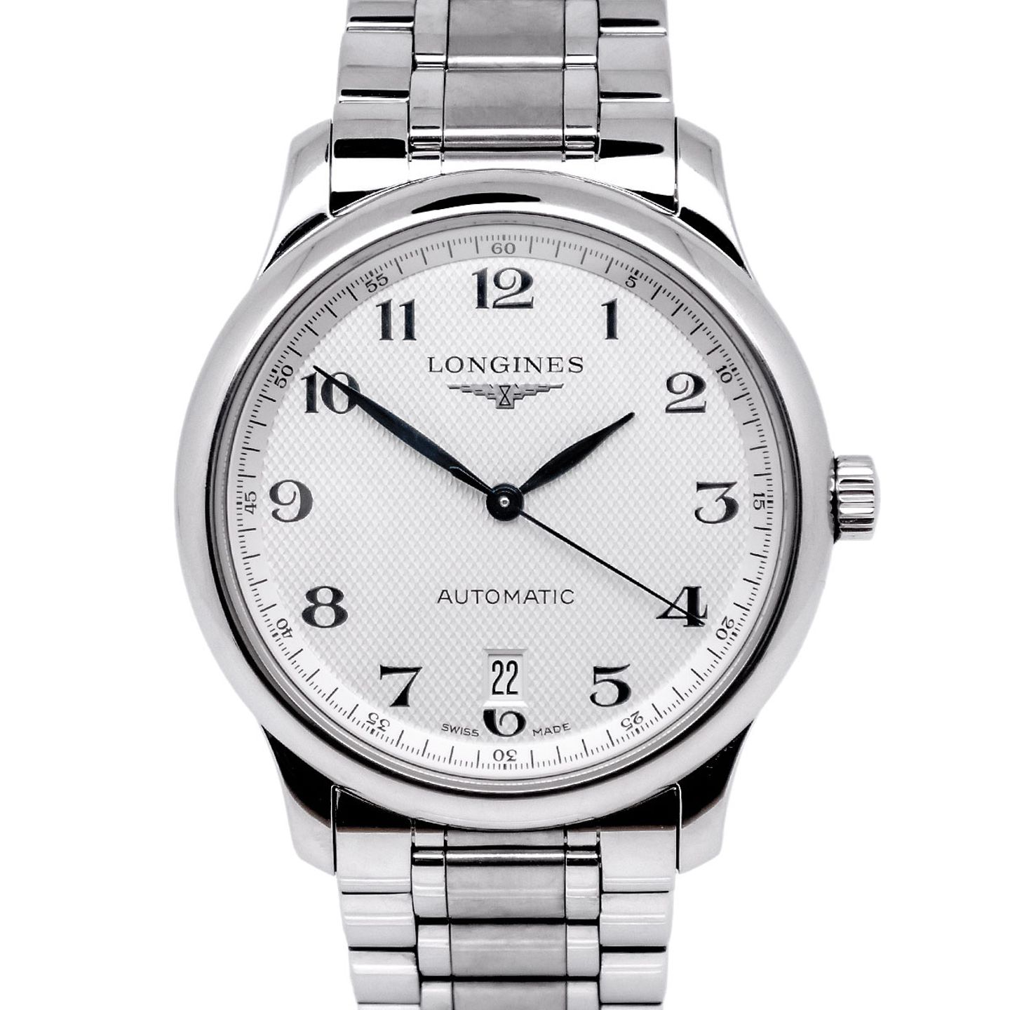 Longines Master Collection L2.628.4.78.6 (2012) - Wit wijzerplaat 39mm Staal (1/7)
