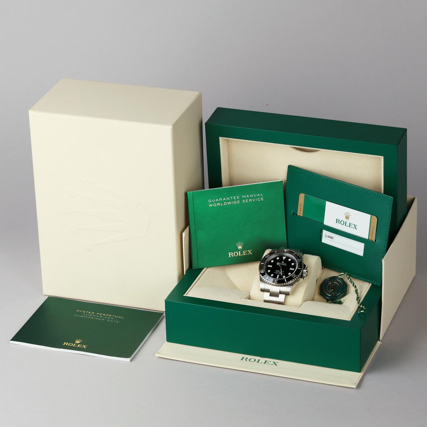 Rolex Submariner No Date 114060 (2019) - Zwart wijzerplaat 40mm Staal (6/6)