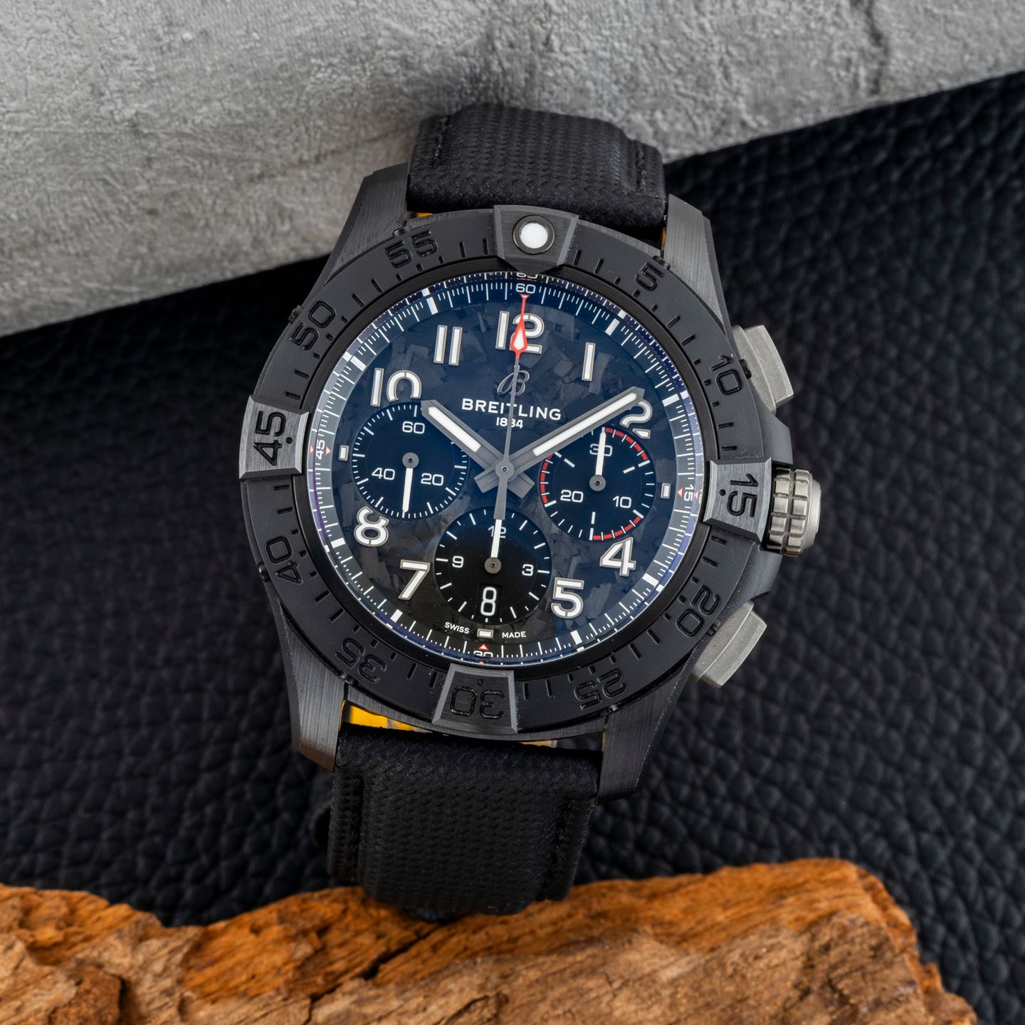 Breitling Avenger SB01471A1B1X1 (Onbekend (willekeurig serienummer)) - Grijs wijzerplaat 44mm Keramiek (1/8)