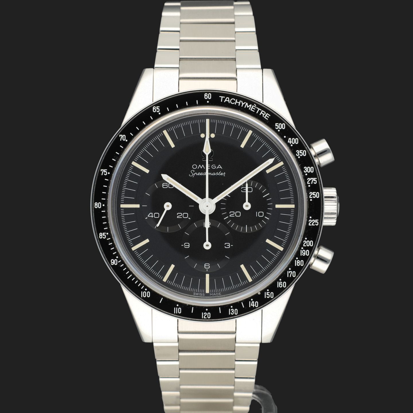 Omega Speedmaster Professional Moonwatch 311.30.40.30.01.001 (2022) - Black dial 40 mm Steel case (3/8)