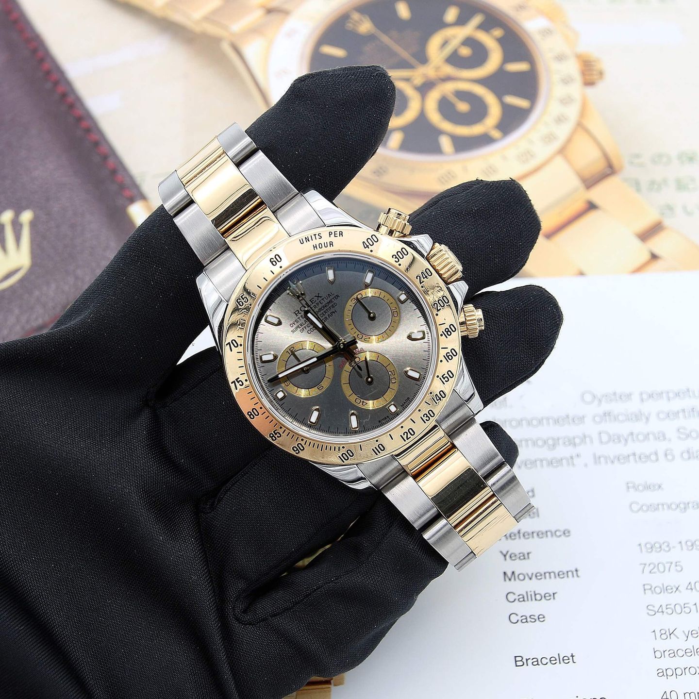 Rolex Daytona 116523 (Unknown (random serial)) - 40 mm Gold/Steel case (2/6)