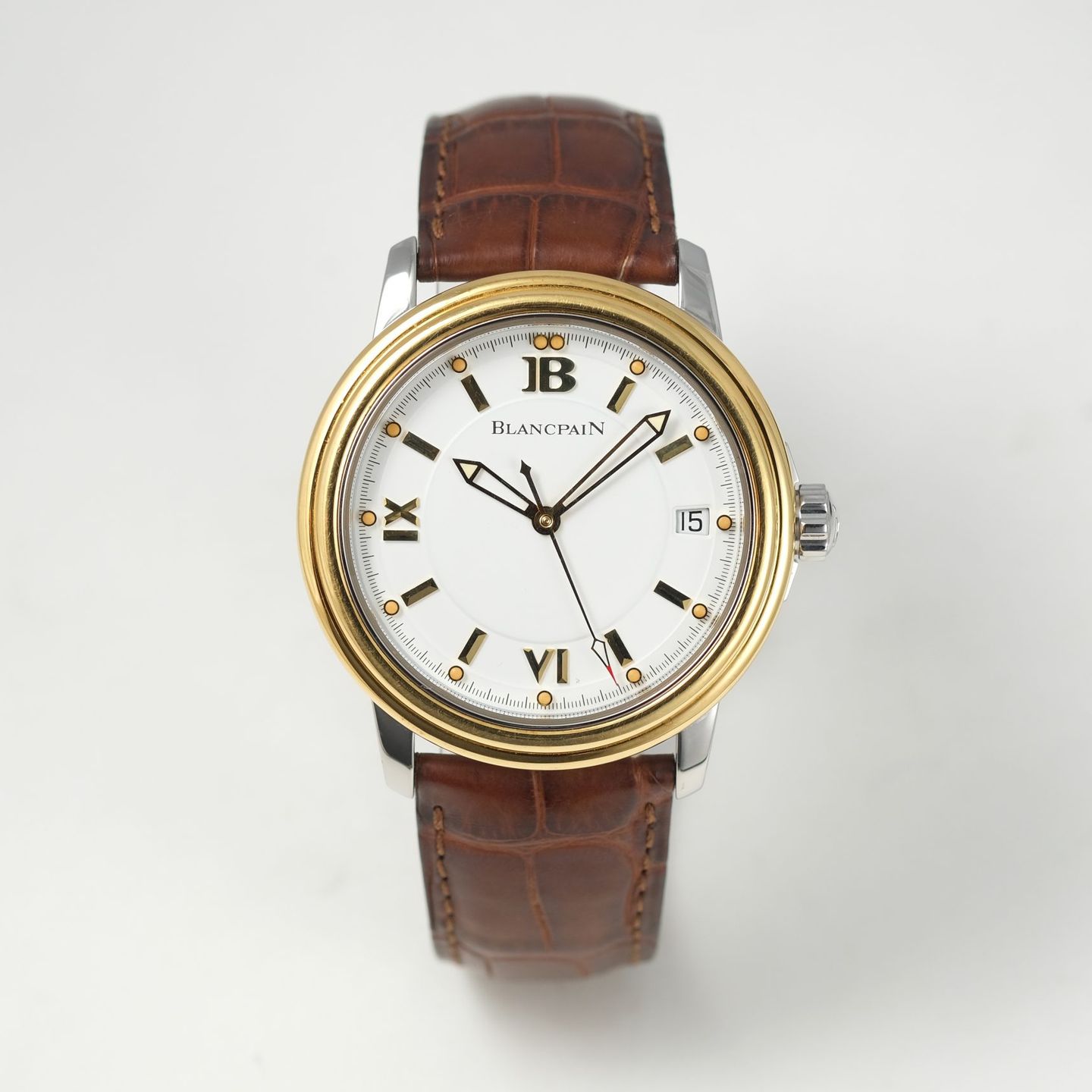 Blancpain Léman Ultra Slim 2100 (1995) - White dial 39 mm Steel case (4/8)