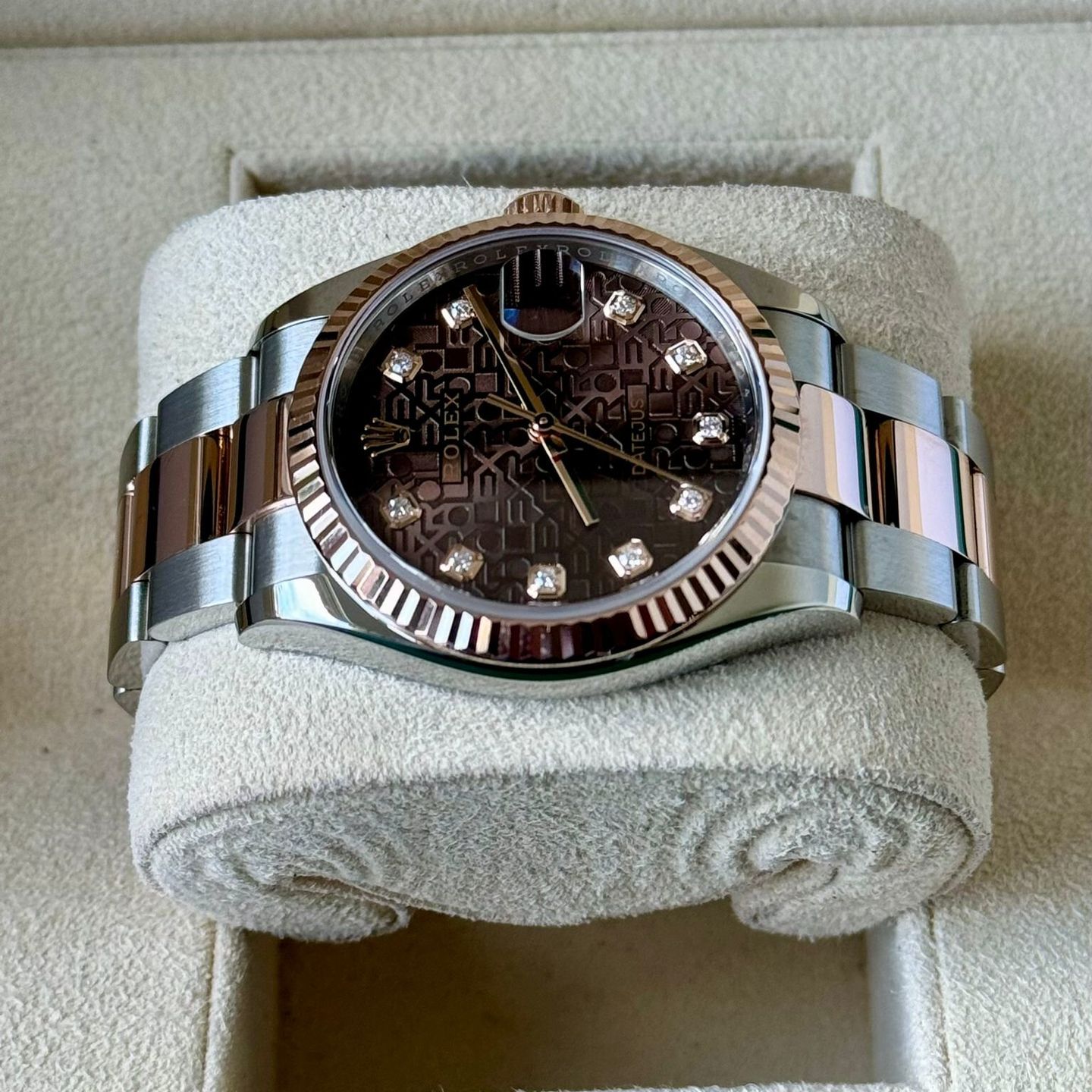 Rolex Datejust 36 126231 (2023) - Brown dial 36 mm Steel case (5/7)