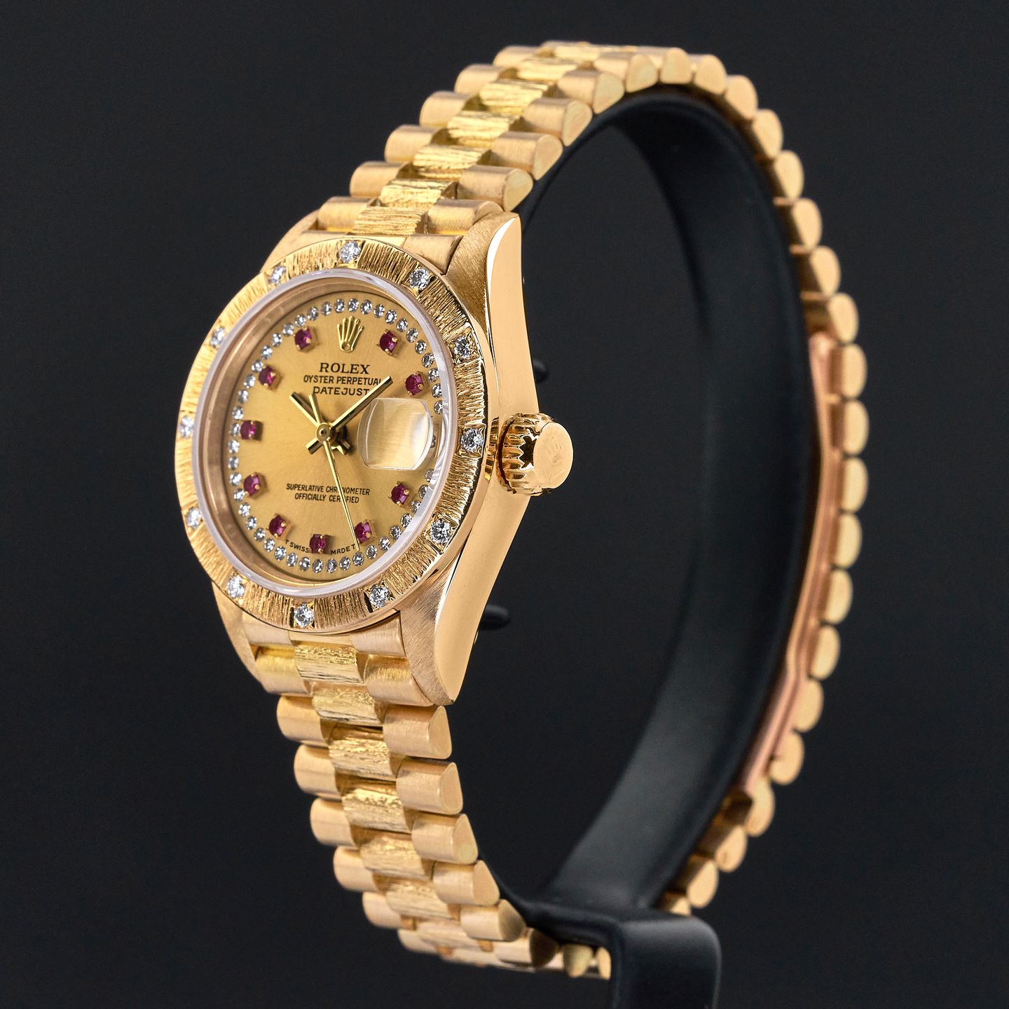 Rolex Lady-Datejust 69288 (1990) - 26 mm Yellow Gold case (4/8)