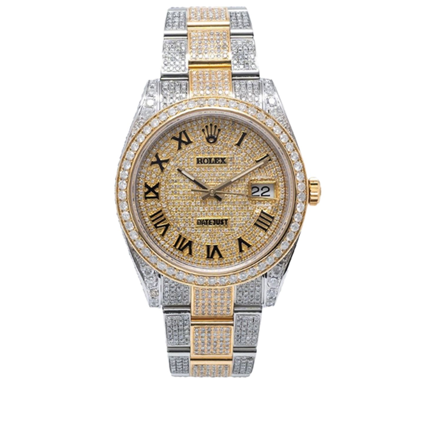 Rolex Datejust 41 126300 (2021) - Champagne wijzerplaat 41mm Staal (1/8)