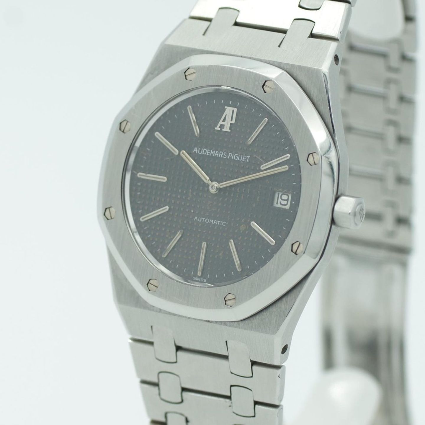 Audemars Piguet Royal Oak Jumbo 5402 (1980) - Grey dial 39 mm Steel case (5/8)
