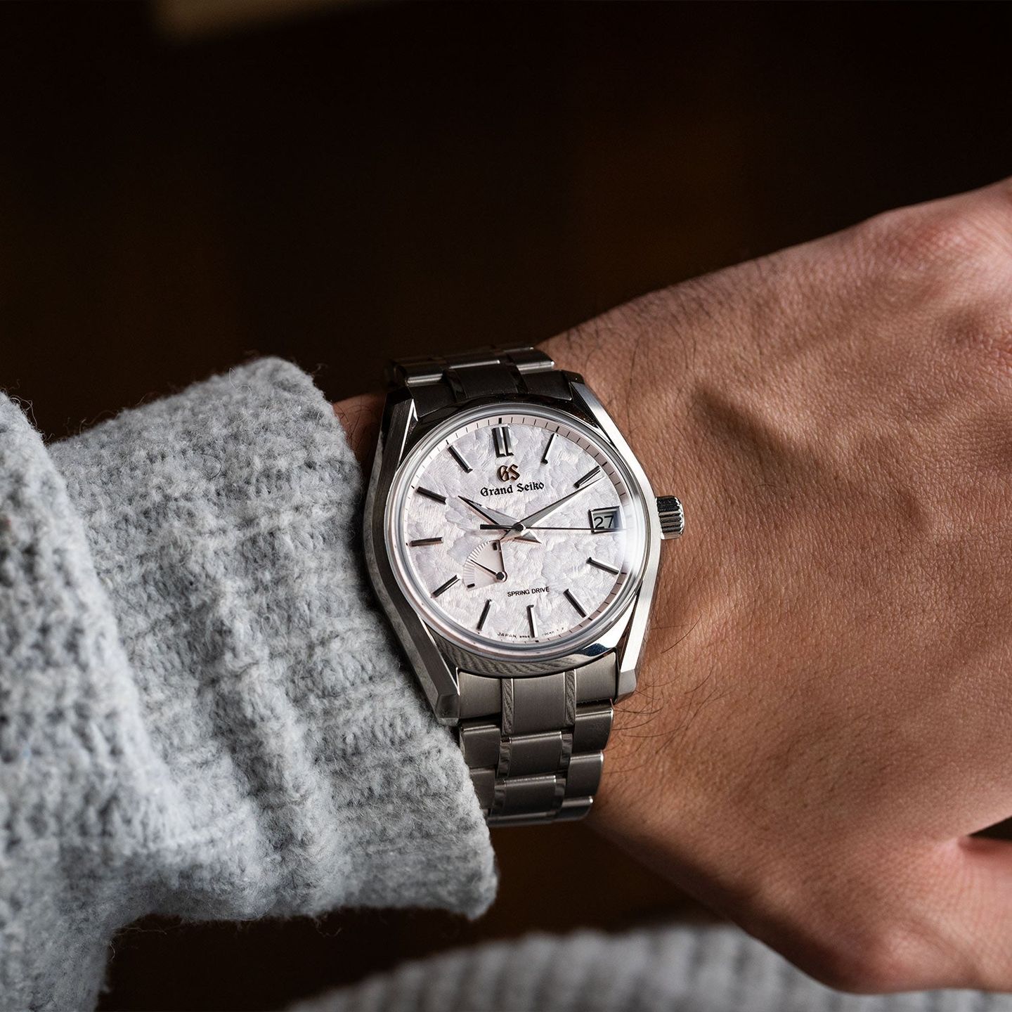 Grand Seiko Heritage Collection SBGA413 (Unknown (random serial)) - Grey dial 40 mm Titanium case (7/8)
