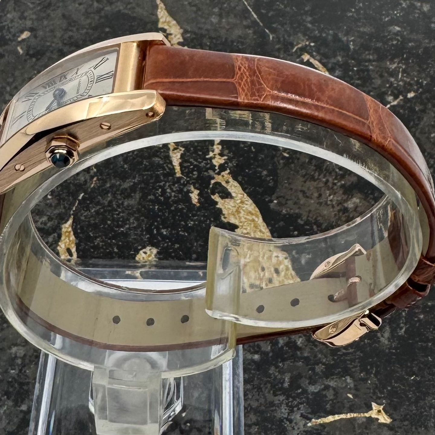 Cartier Tank Américaine WGTA0341 (2025) - Silver dial 15 mm Rose Gold case (6/8)