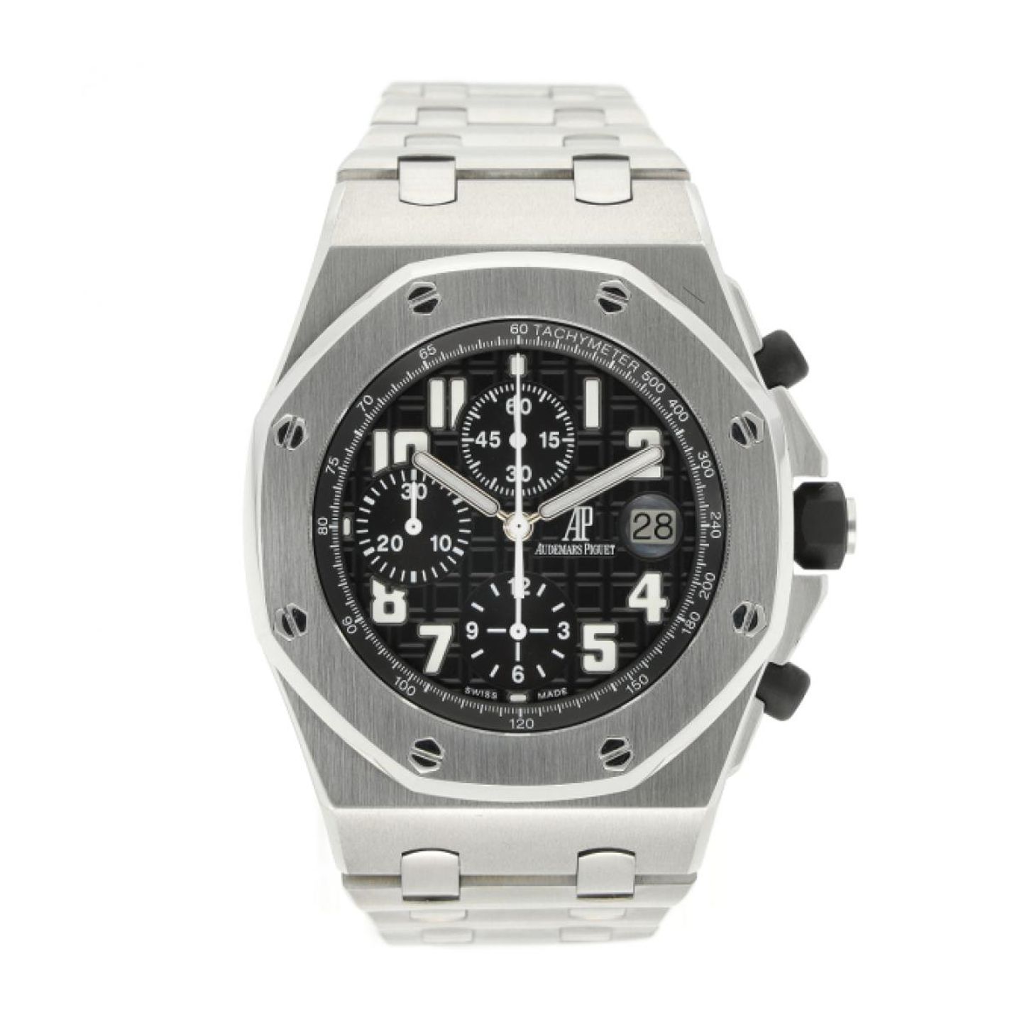 Audemars Piguet Royal Oak Offshore Chronograph 25721ST.OO.1000ST.08.A (2006) - Black dial 42 mm Steel case (1/5)