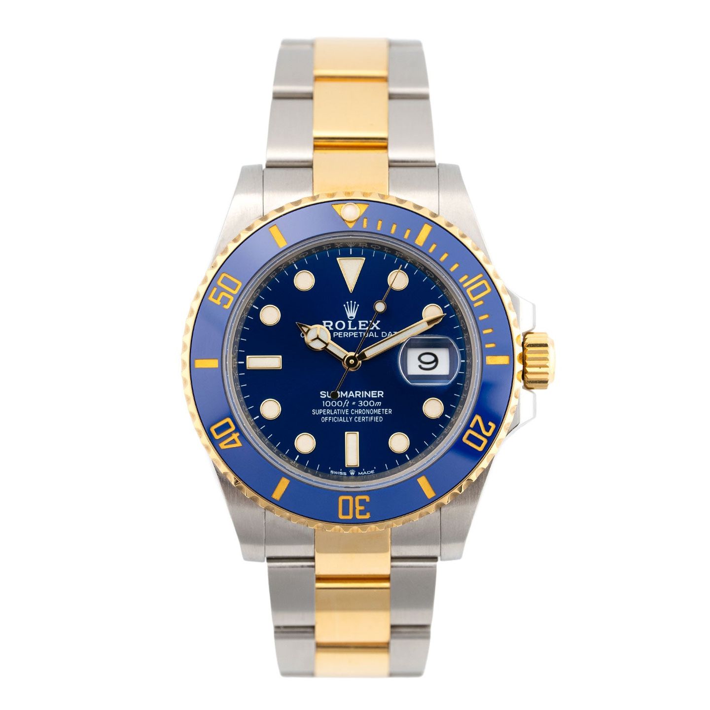 Rolex Submariner Date 126613LB (2020) - Blauw wijzerplaat 41mm Goud/Staal (1/4)