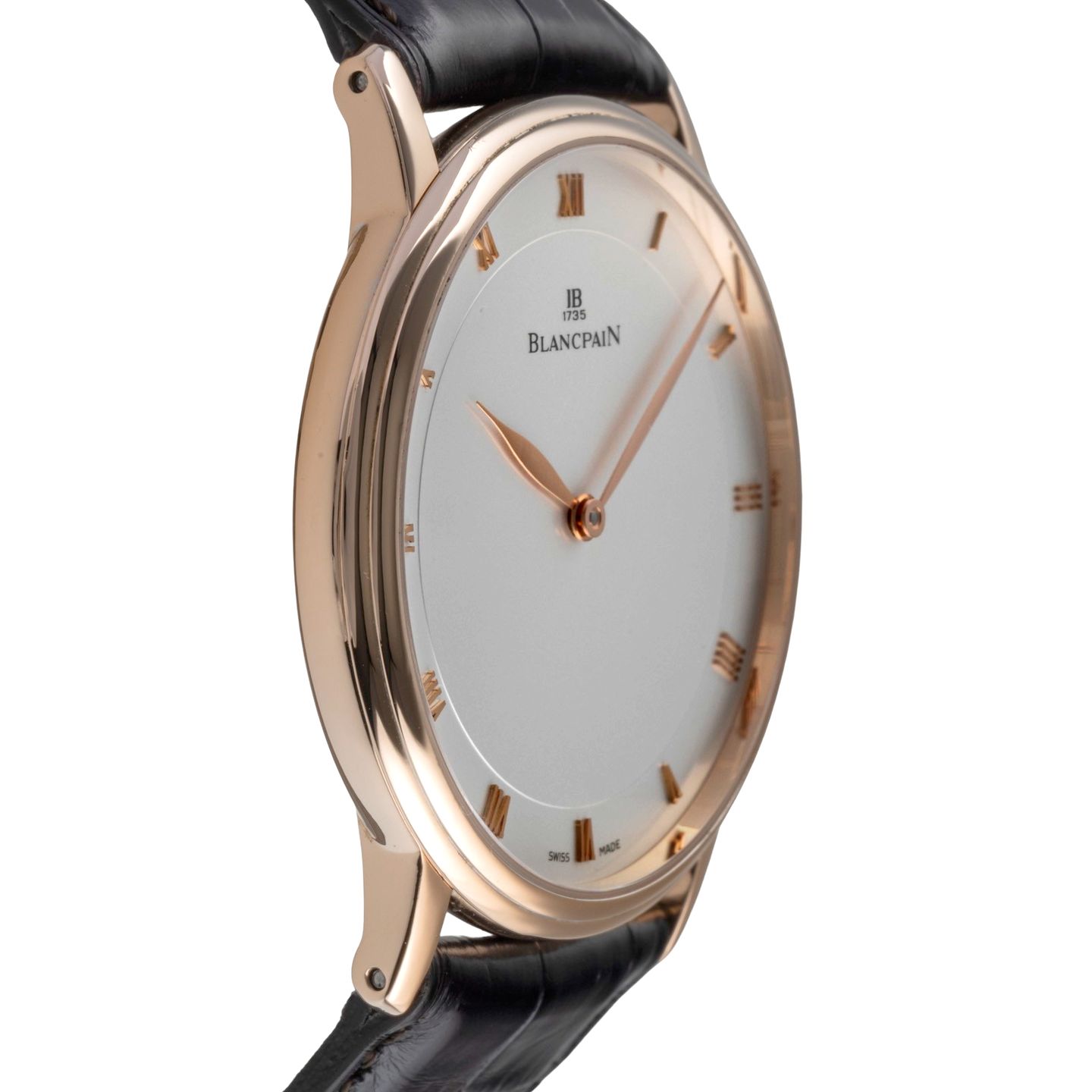 Blancpain Villeret Ultra-Slim 4053-3642-55 (2009) - Zilver wijzerplaat 41mm Roségoud (7/8)