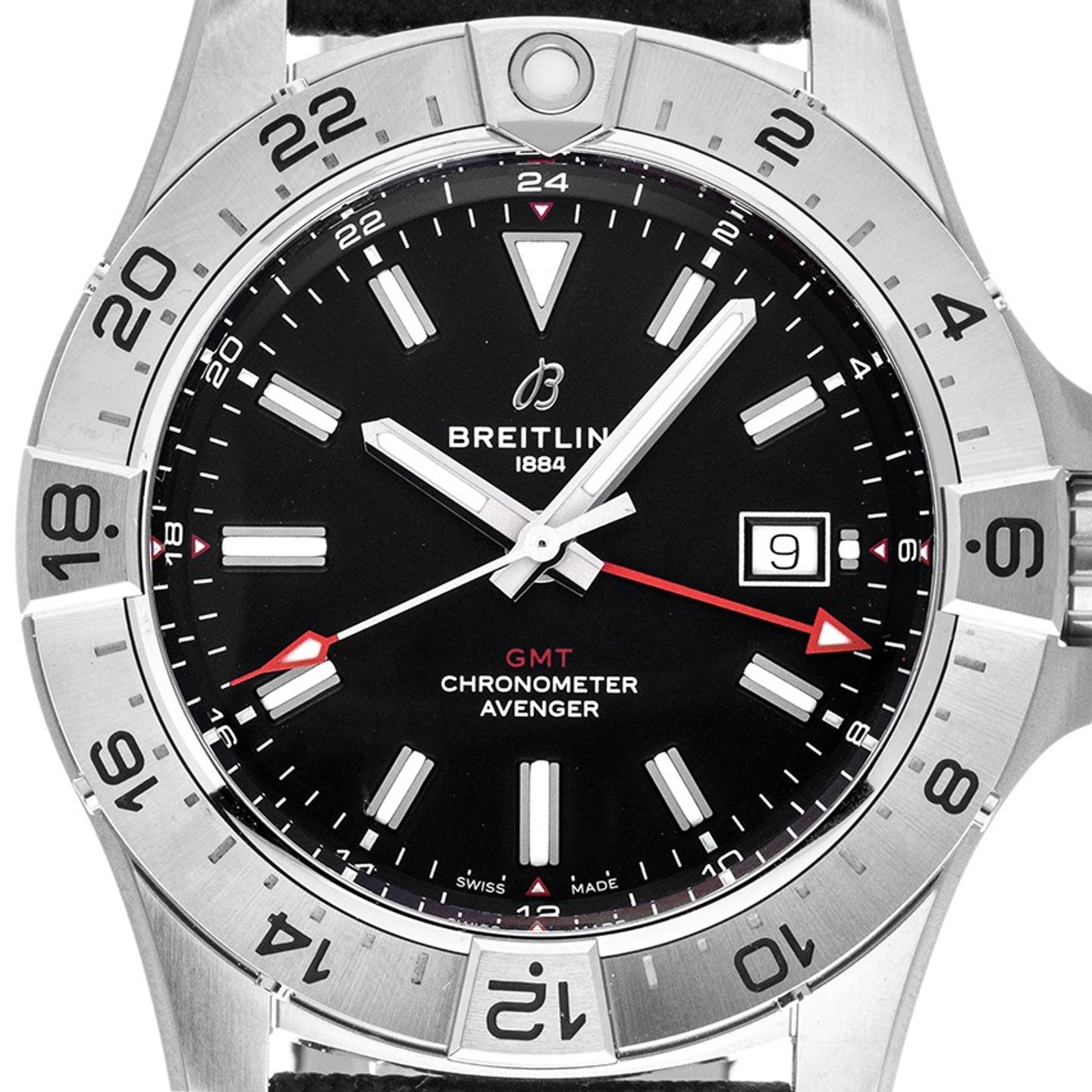 Breitling Avenger A32320101B1X1 (2025) - Black dial 44 mm Steel case (1/7)