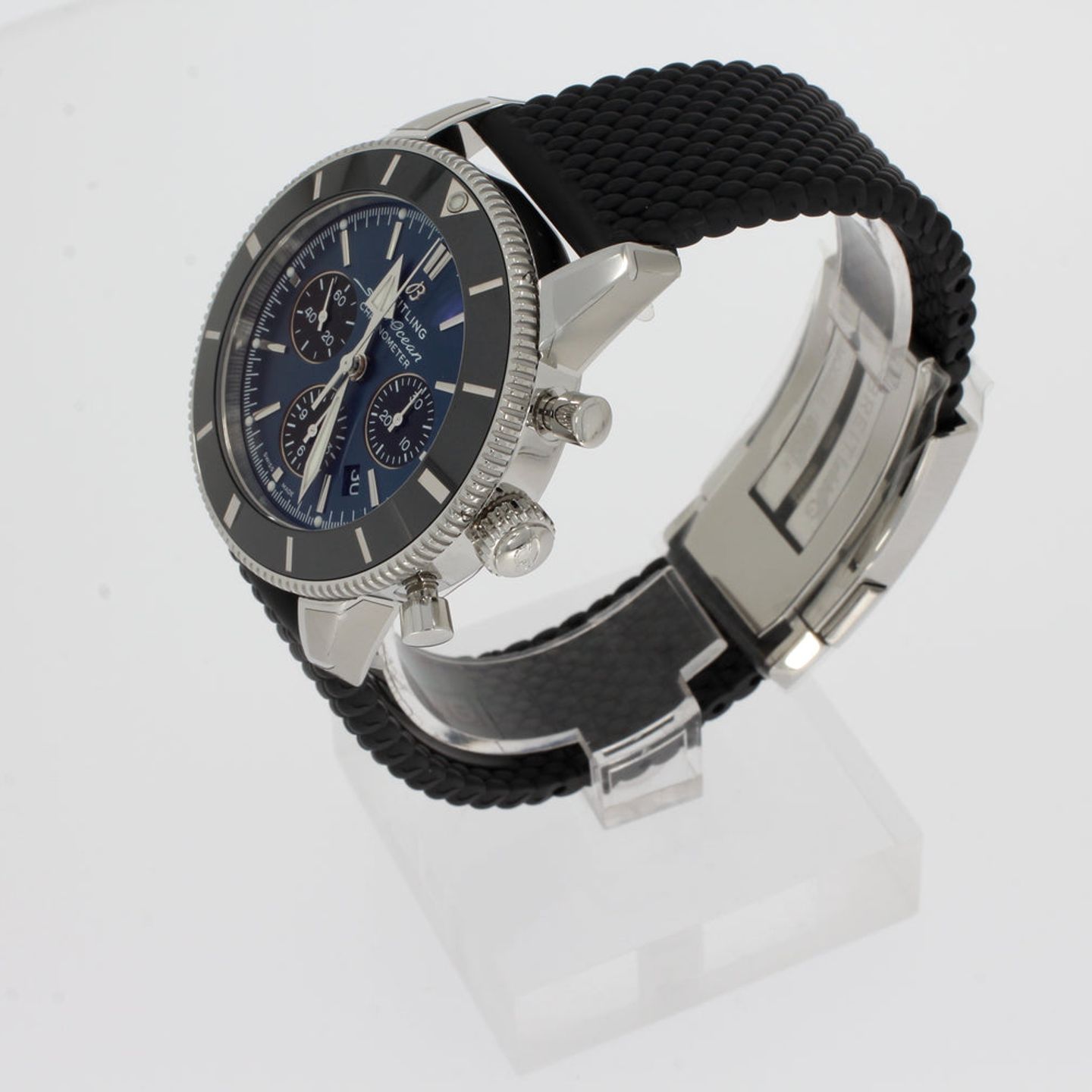 Breitling Superocean Heritage II Chronograph AB0162121C1S1 (2025) - Blue dial 44 mm Steel case (2/4)
