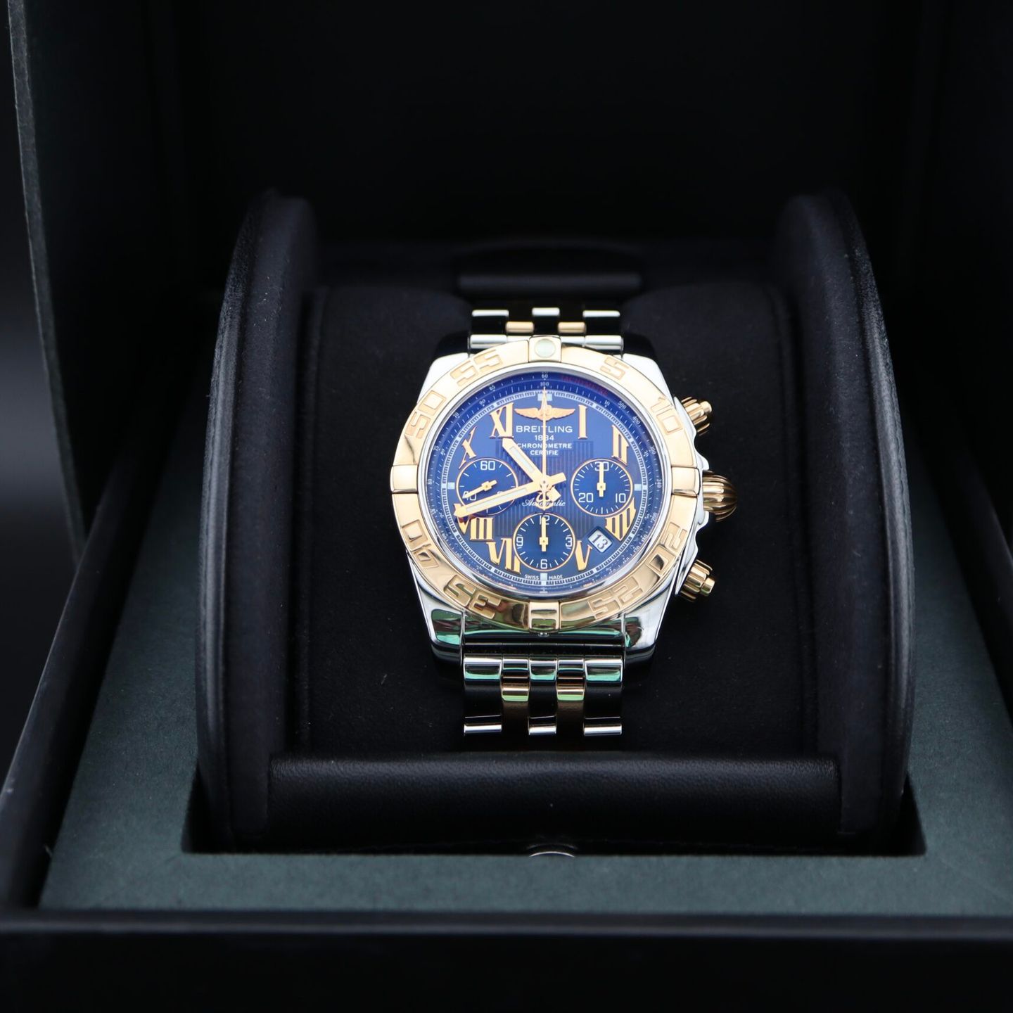 Breitling Chronomat 44 CB0110121C1C1 (2012) - Blauw wijzerplaat 44mm Staal (7/7)