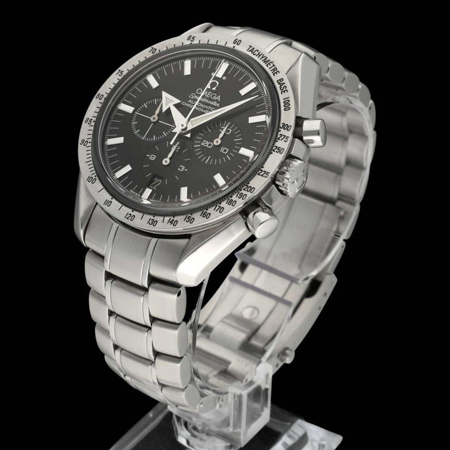 Omega Speedmaster Broad Arrow 3551.50.00 (2000) - Black dial 42 mm Steel case (5/7)