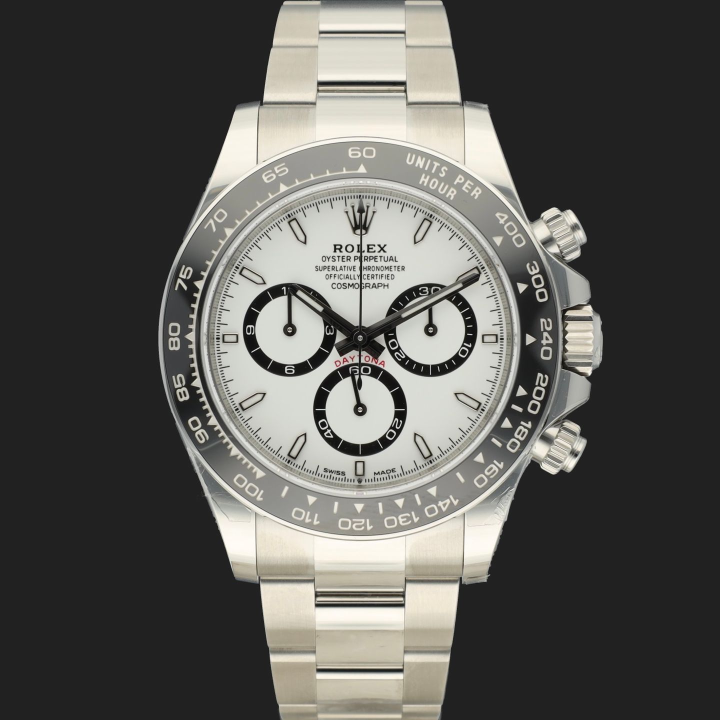 Rolex Daytona 126500LN (2024) - Wit wijzerplaat 40mm Staal (3/8)