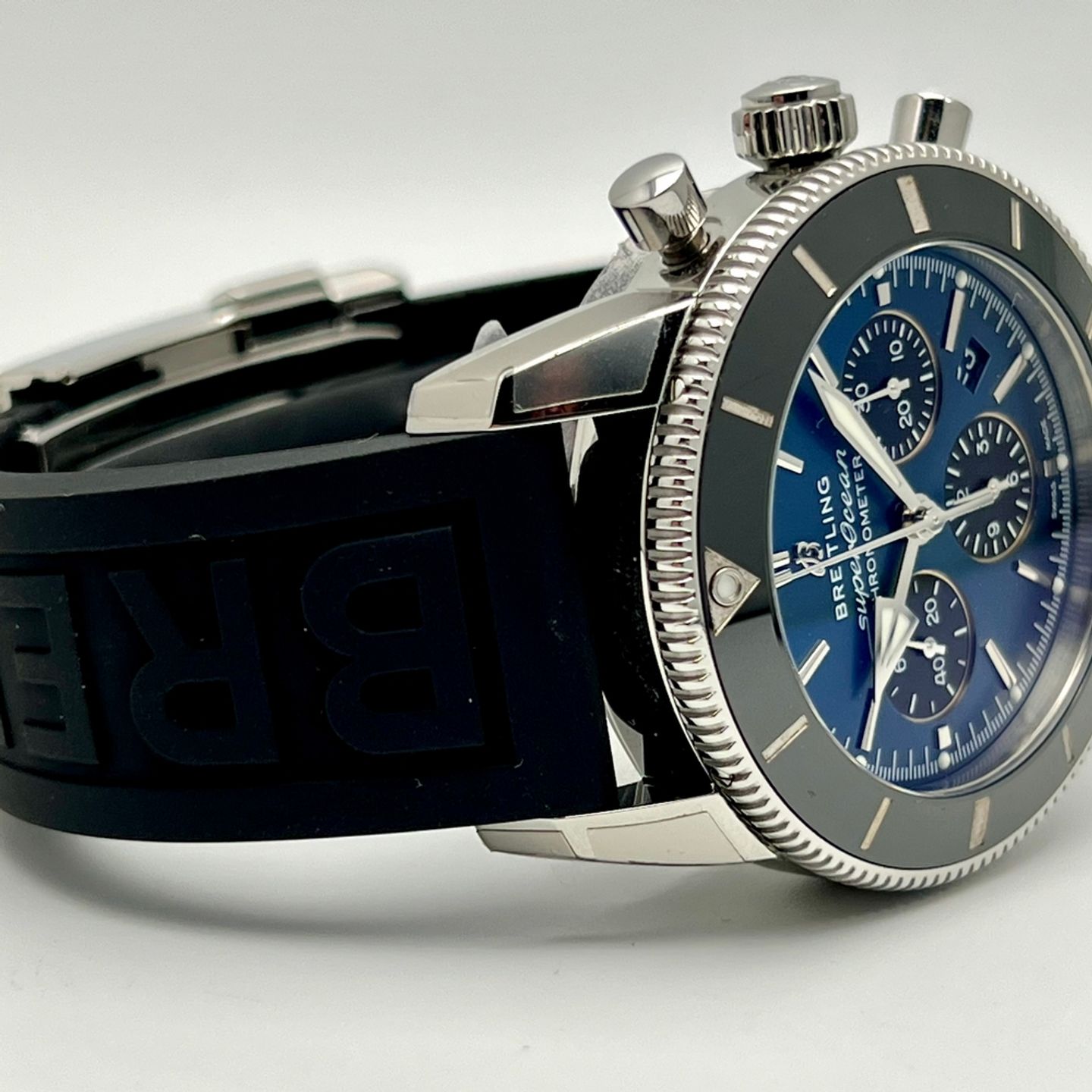 Breitling Superocean Heritage II Chronograph AB0162121C1S1 (2019) - Blue dial 44 mm Steel case (5/8)