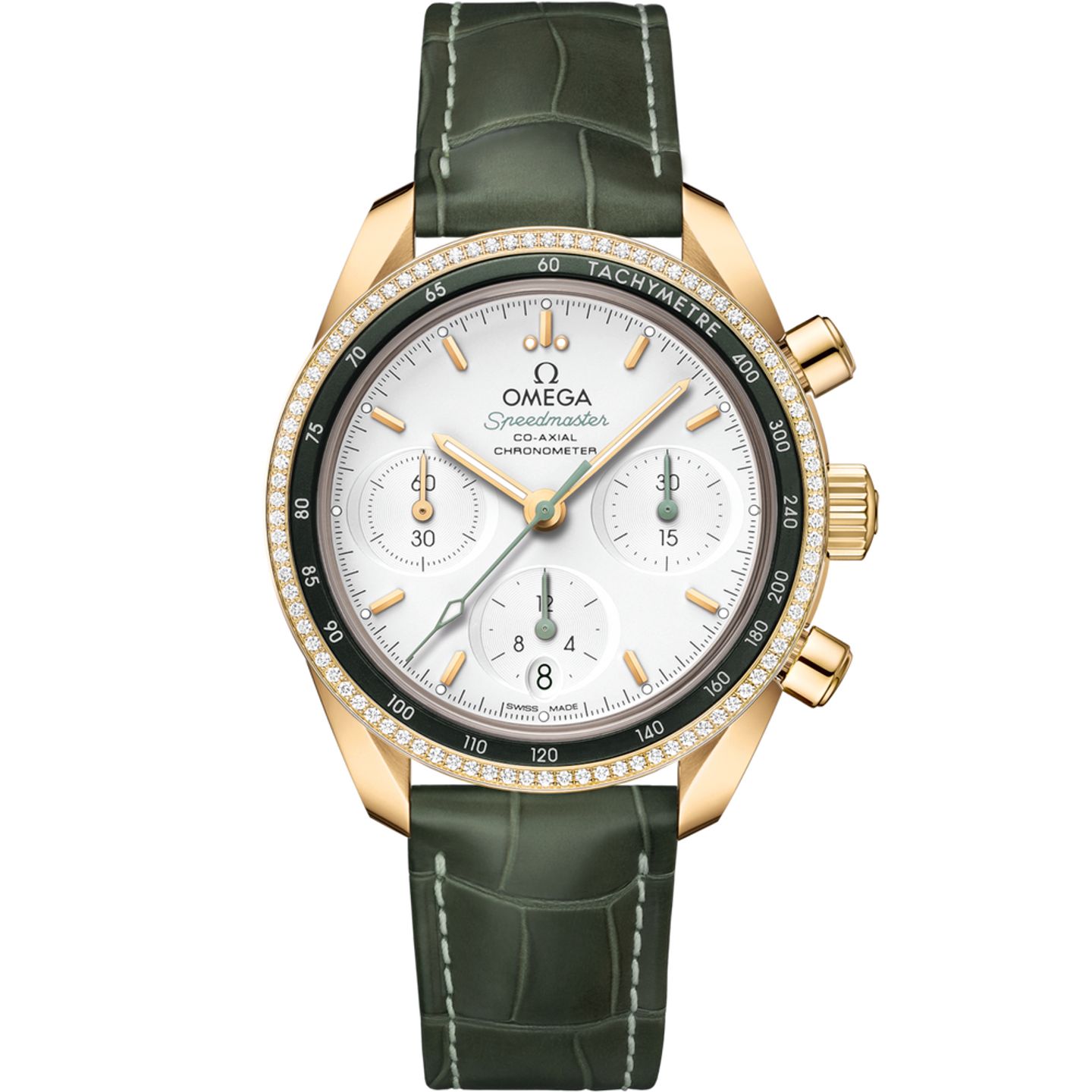 Omega Speedmaster 324.68.38.50.02.004 (2025) - Silver dial 38 mm Yellow Gold case (1/1)