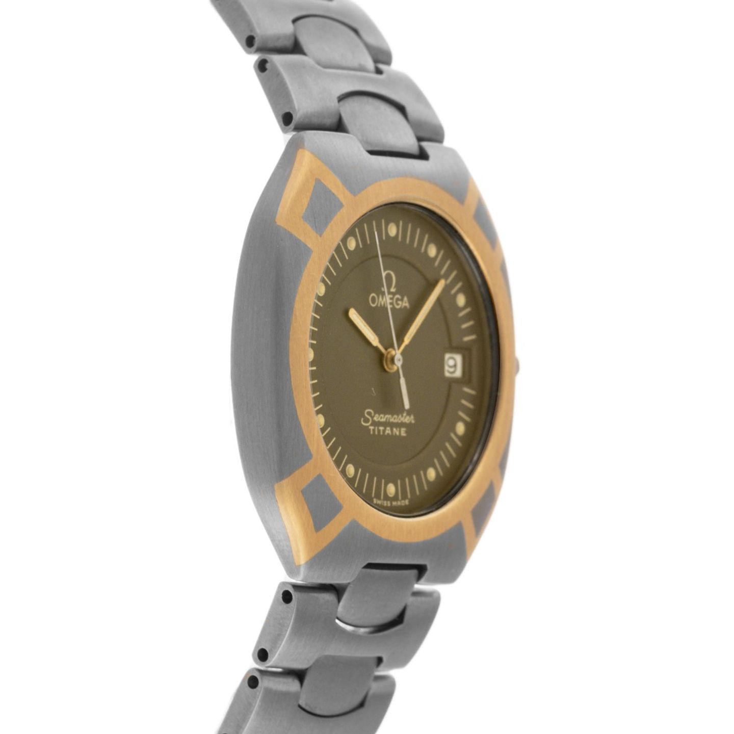 Omega Unknown 3961100.1 (1989) - Grijs wijzerplaat 35mm Titanium (5/8)