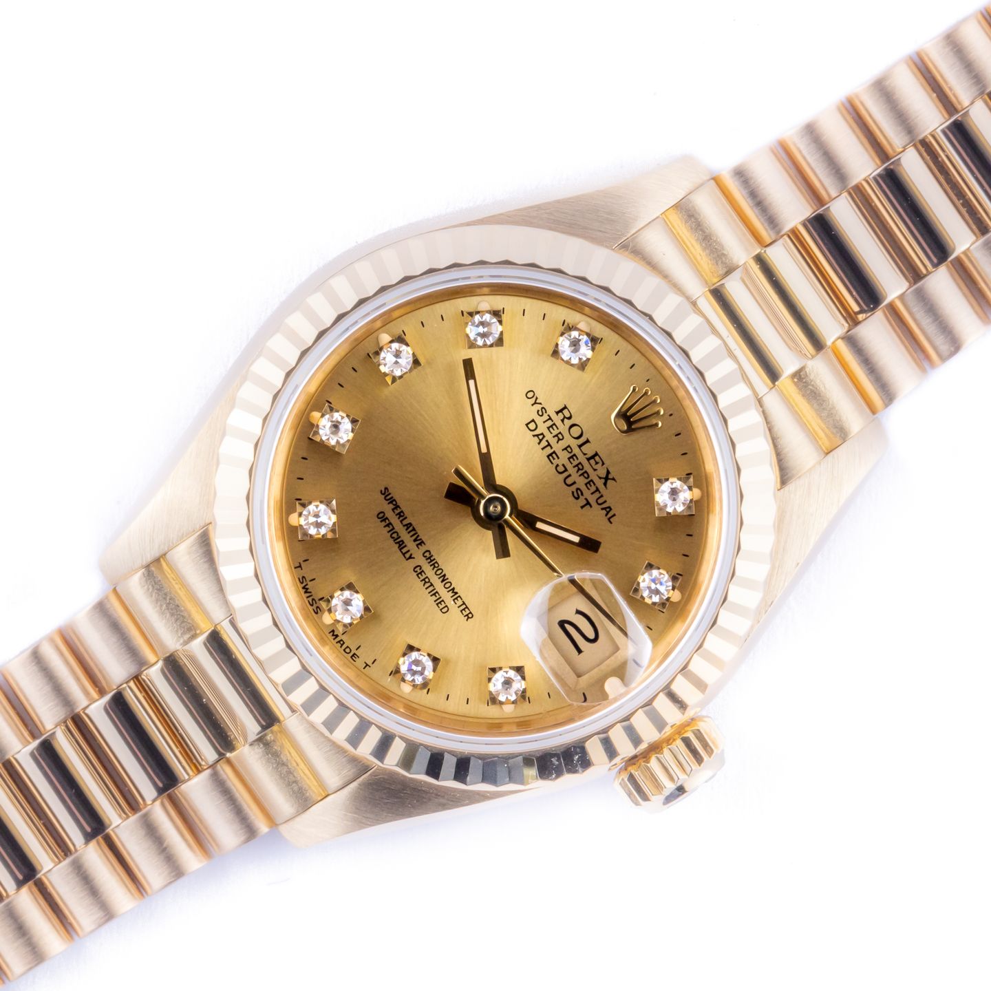 Rolex Lady-Datejust 69178 (1989) - 26 mm Yellow Gold case (1/8)