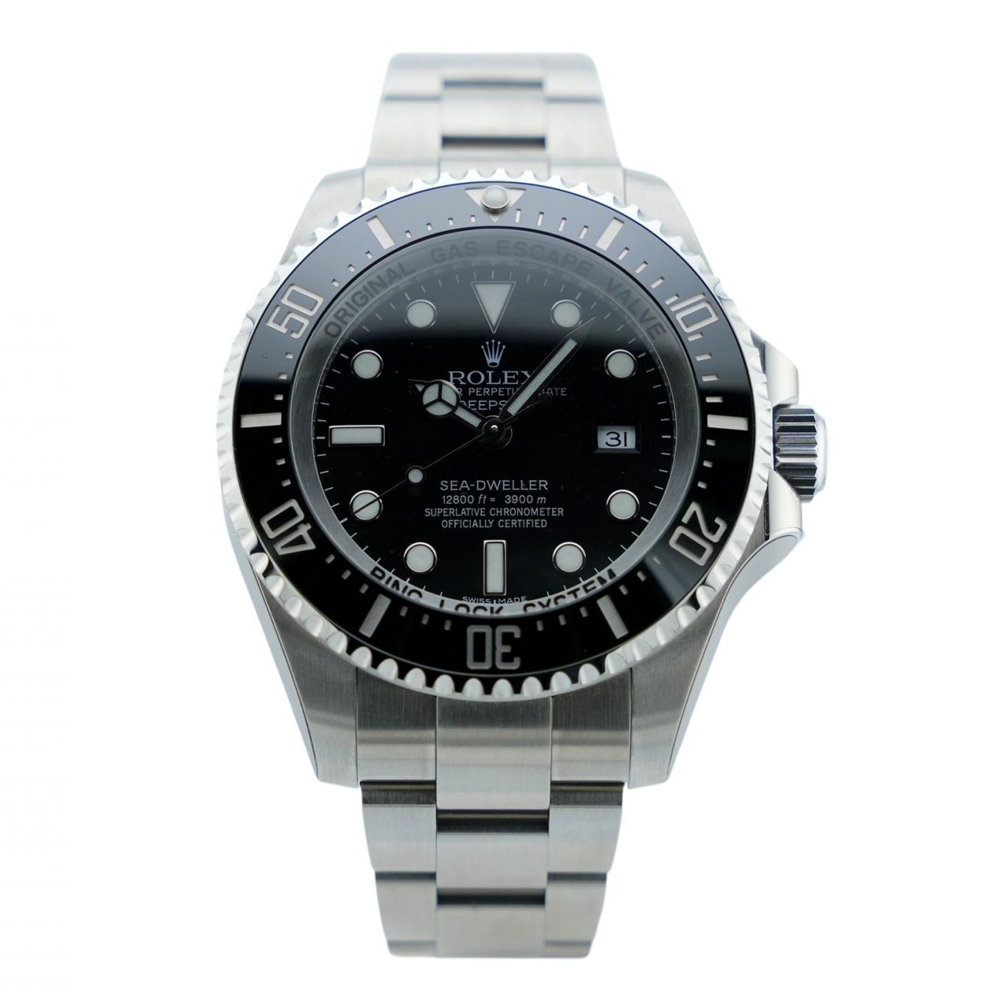 Rolex Sea-Dweller Deepsea 116660 (2018) - Black dial 44 mm Steel case (1/8)
