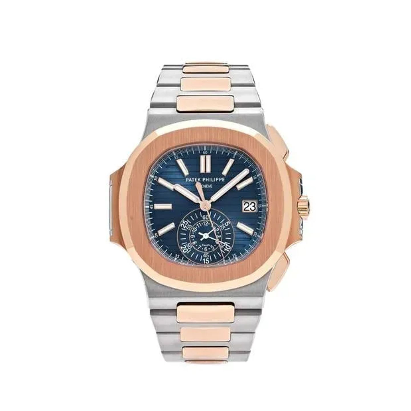 Patek Philippe Nautilus 5980/1AR-001 (2024) - Blauw wijzerplaat 41mm Staal (1/5)