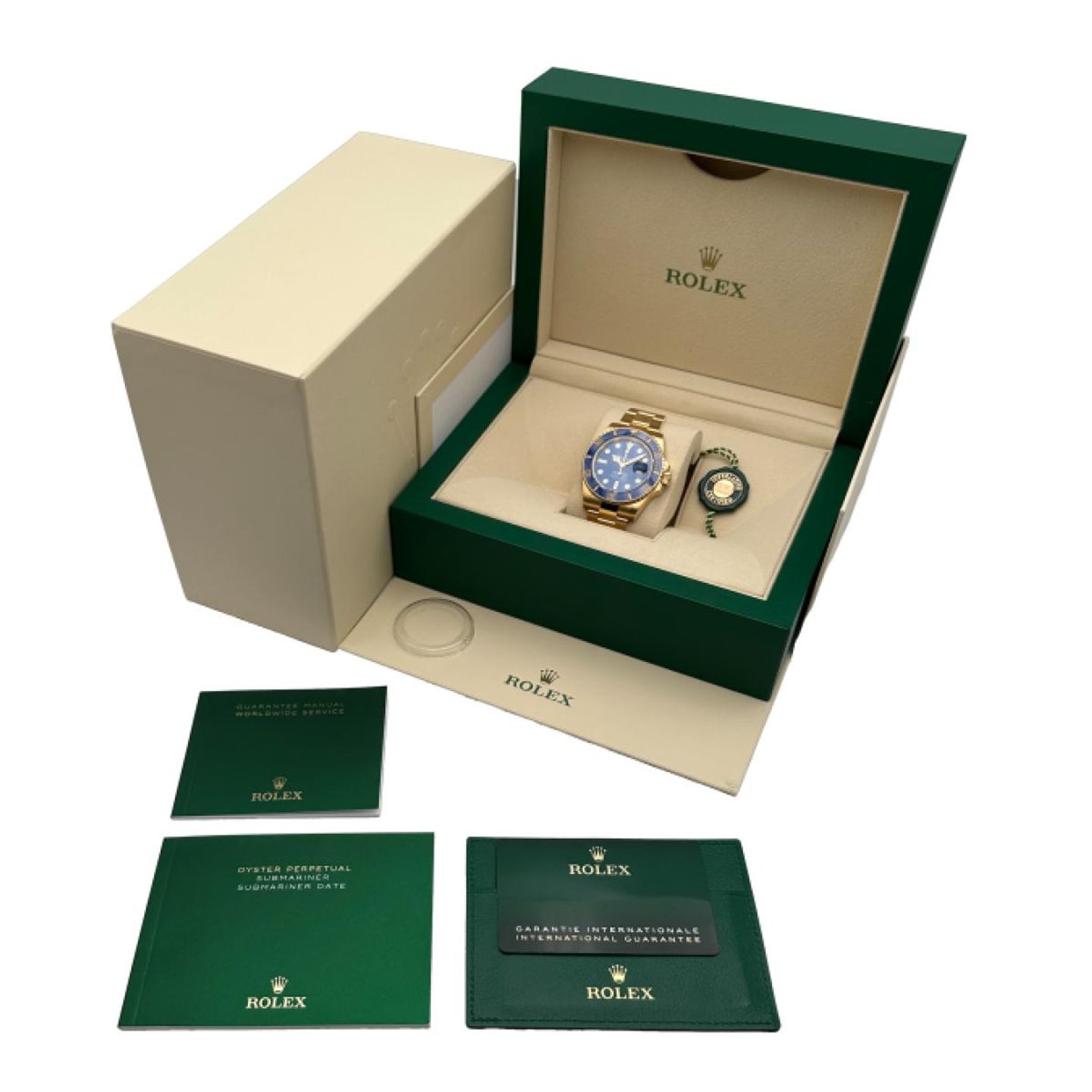 Rolex Submariner Date 126618LB (2024) - Blue dial 41 mm Yellow Gold case (5/5)