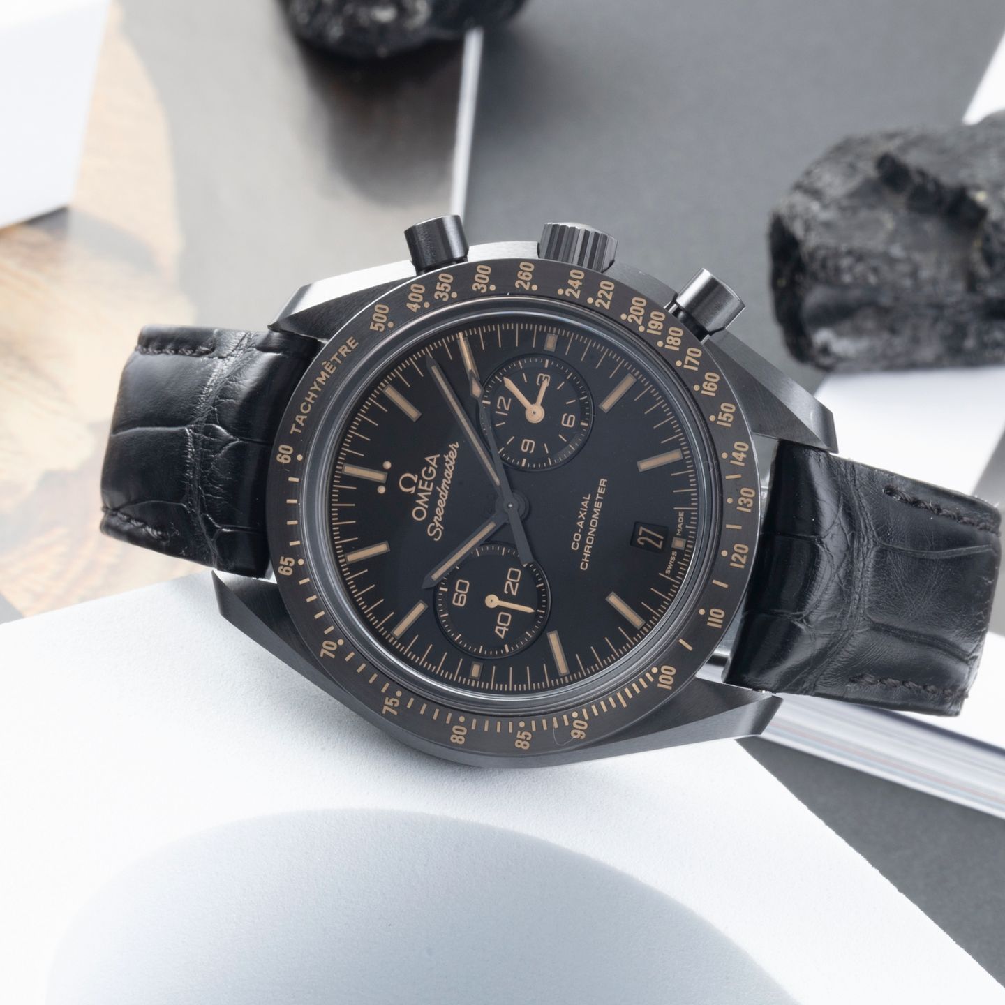 Omega Speedmaster 311.92.44.51.01.006 (Unknown (random serial)) - Black dial 44 mm Ceramic case (2/8)