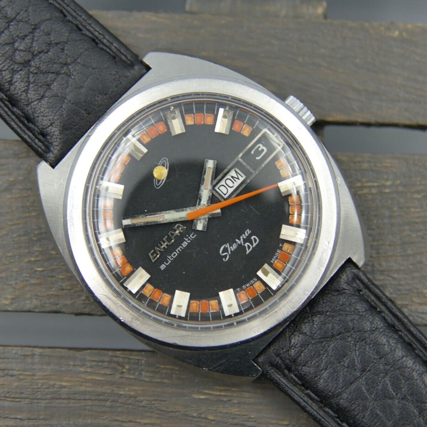 Enicar Sherpa Unknown (Unknown (random serial)) - Black dial Unknown Unknown case (1/16)