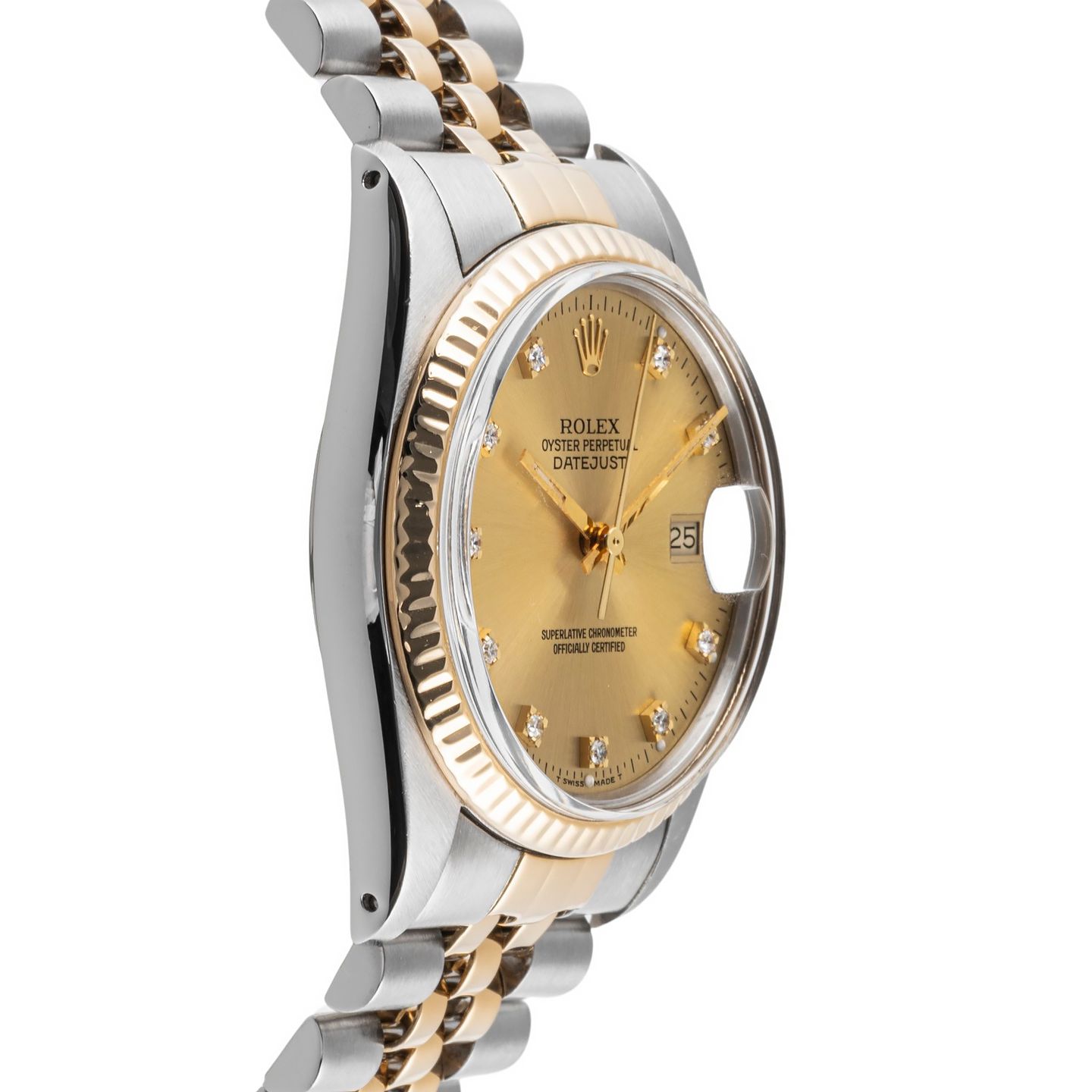 Rolex Datejust 36 16013 (1985) - 36mm Goud/Staal (6/8)