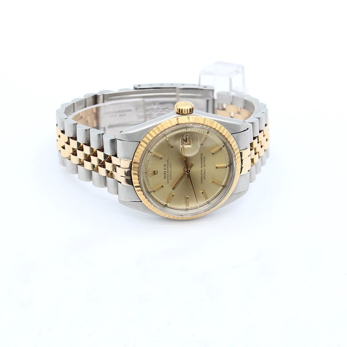 Rolex Datejust 1601 (Unknown (random serial)) - Champagne dial 36 mm Steel case (4/6)