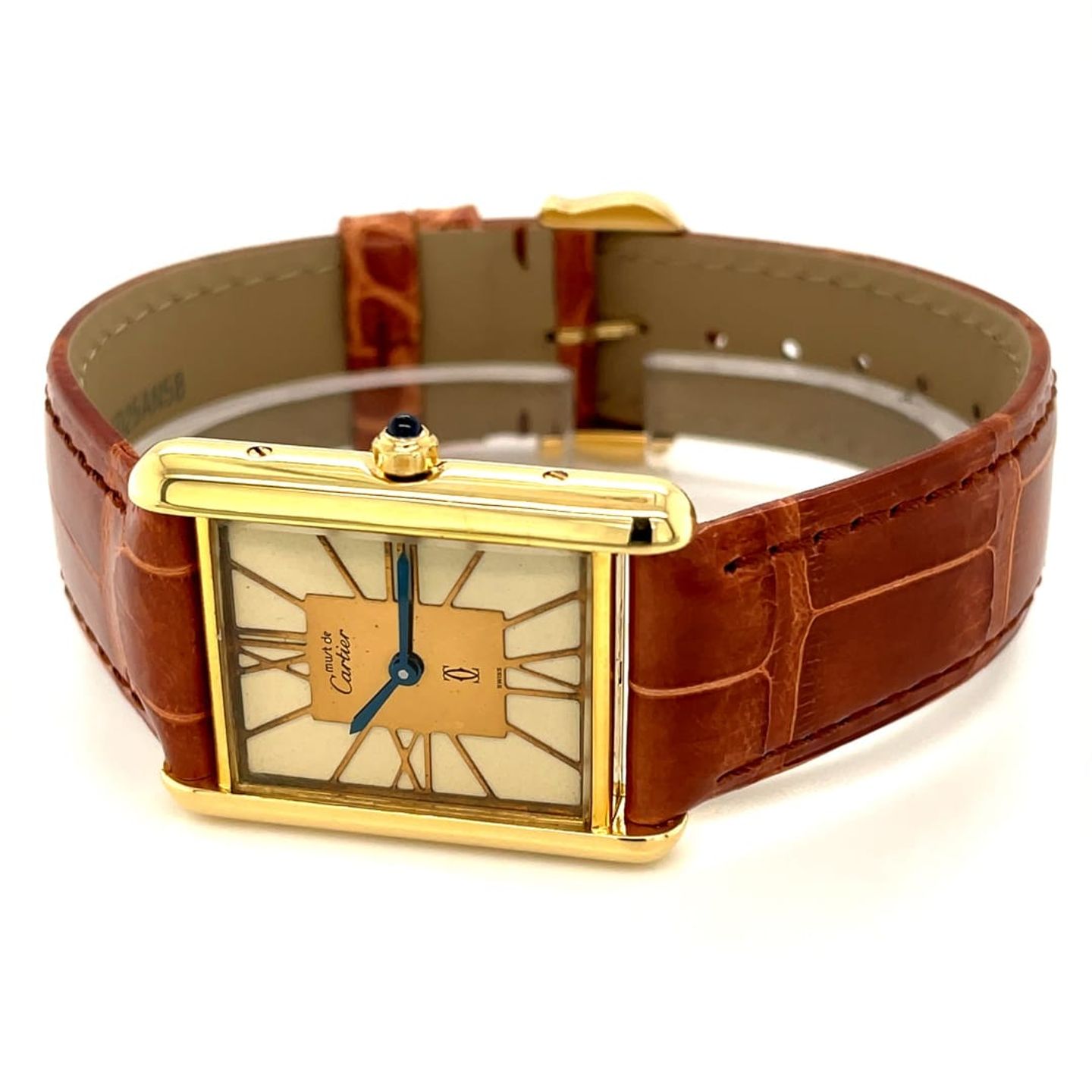Cartier Tank Unknown (1990) - Multi-colour dial 30 mm Gold/Steel case (8/8)