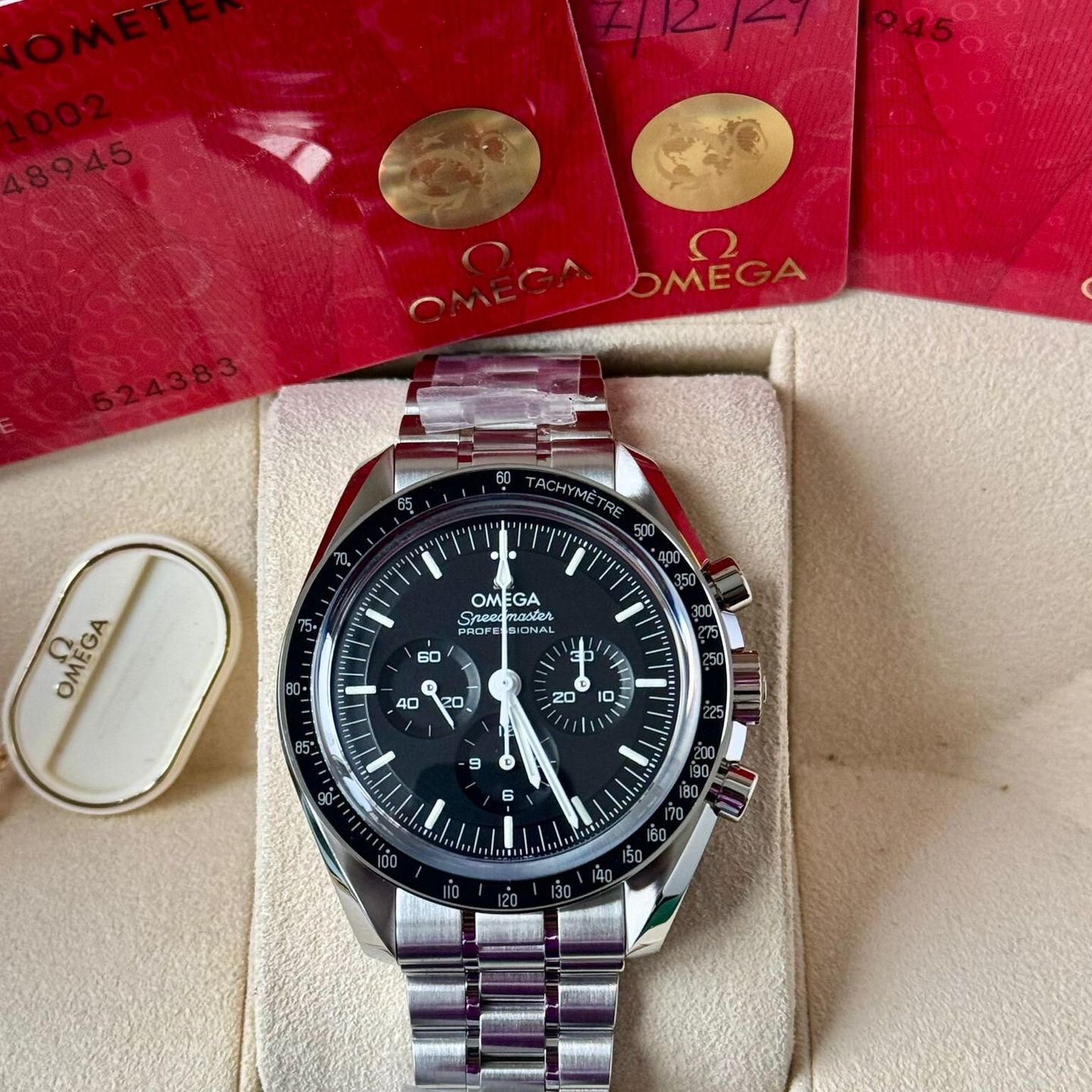 Omega Speedmaster Professional Moonwatch 310.30.42.50.01.002 (2024) - Zwart wijzerplaat 42mm Staal (7/7)