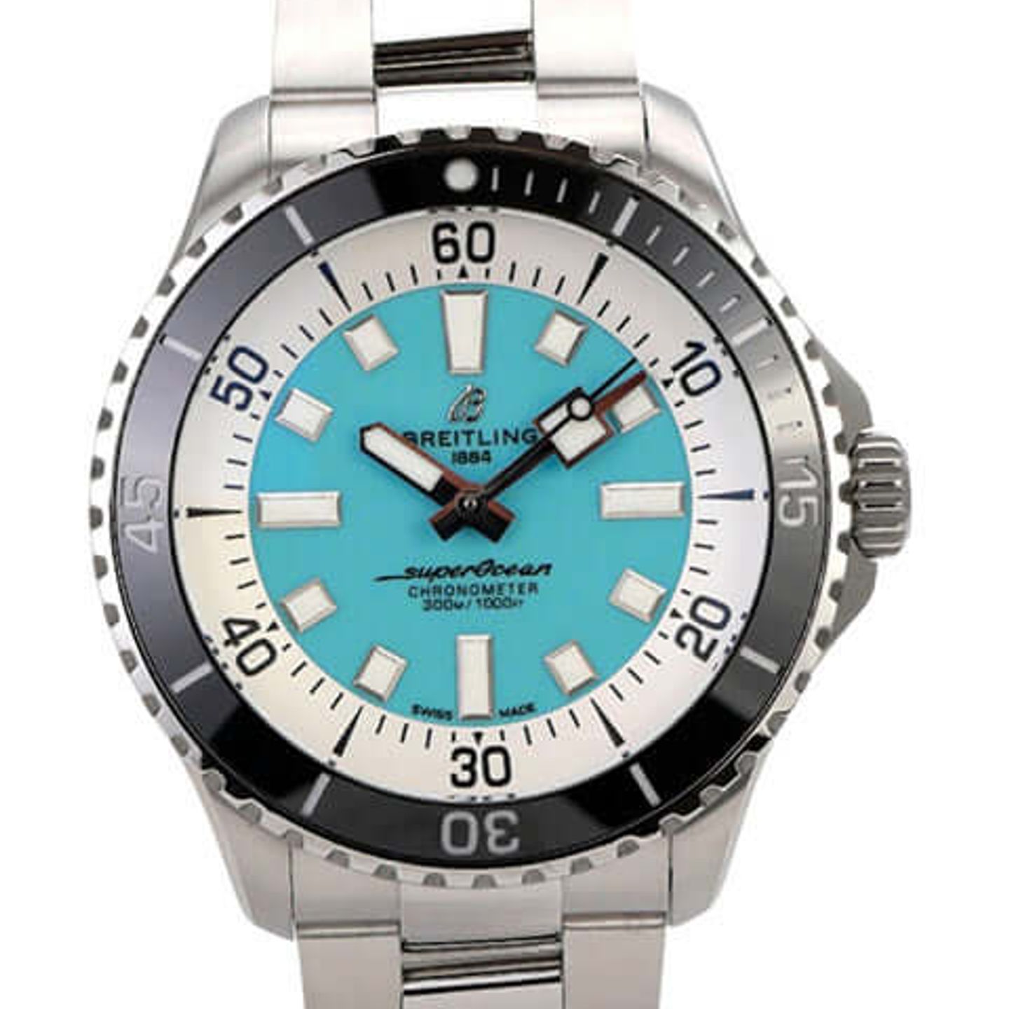 Breitling Superocean 44 A17376211L2S2 (2022) - Blue dial 45 mm Steel case (1/8)