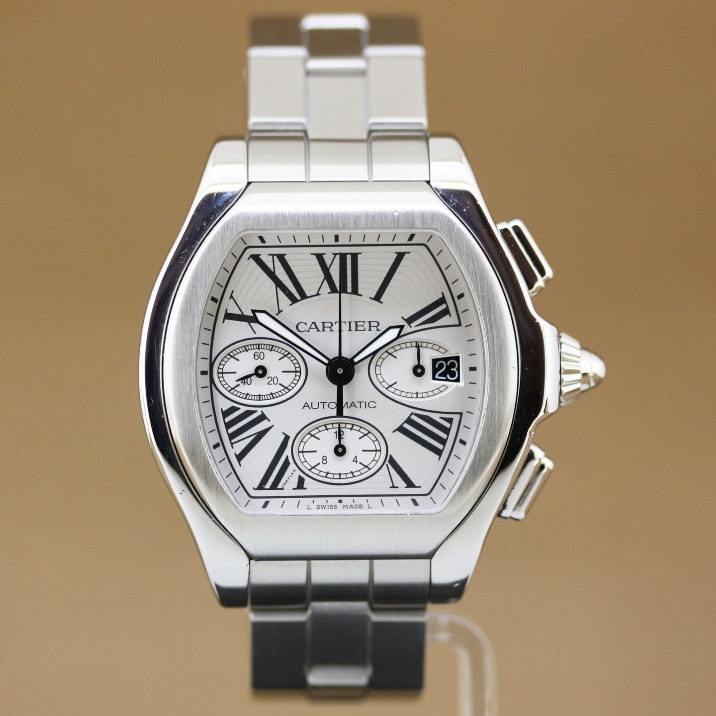 Cartier Roadster 3405 (2014) - 44 mm Steel case (1/8)