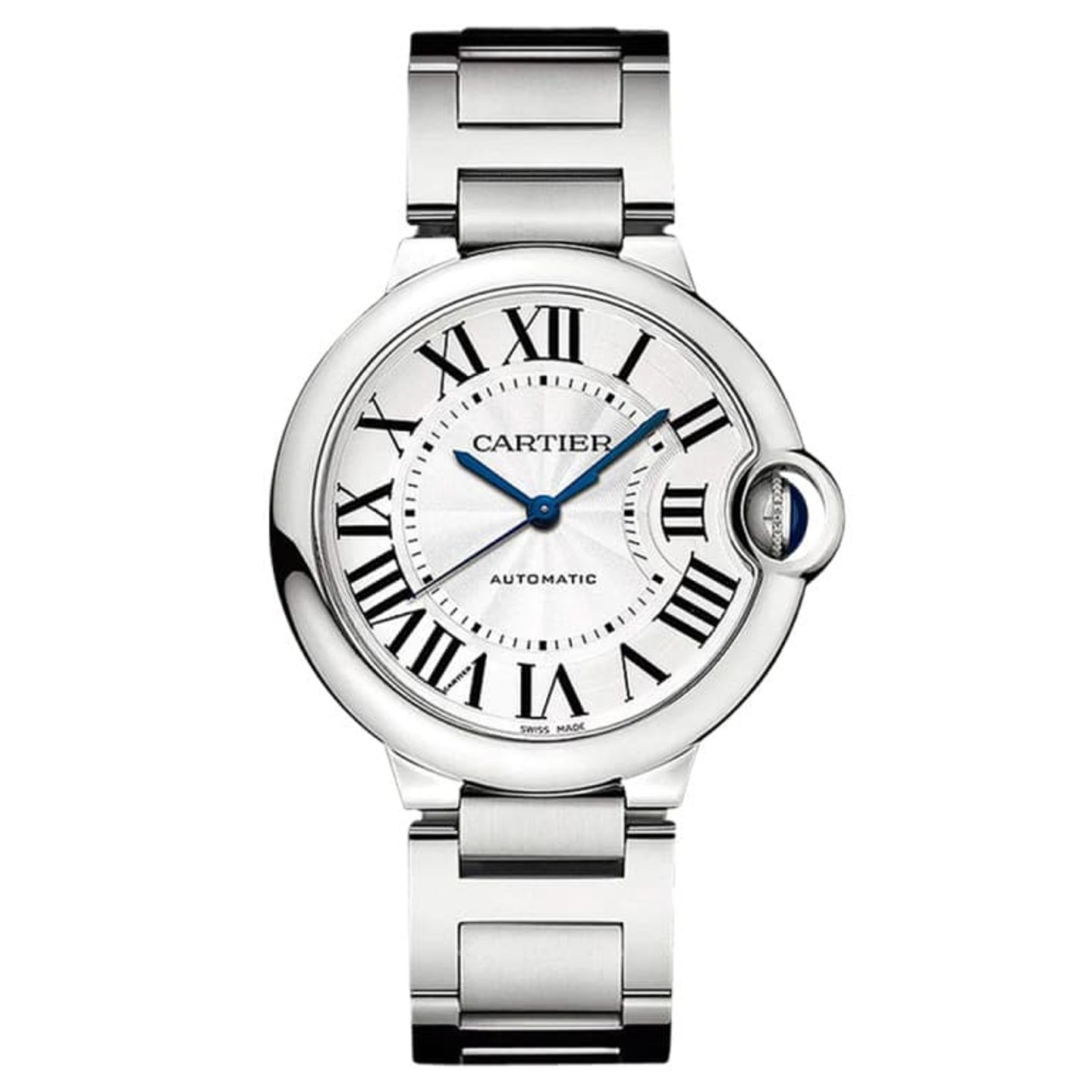 Cartier Ballon Bleu 36mm WSBB0048 (2024) - Zilver wijzerplaat 36mm Staal (1/1)