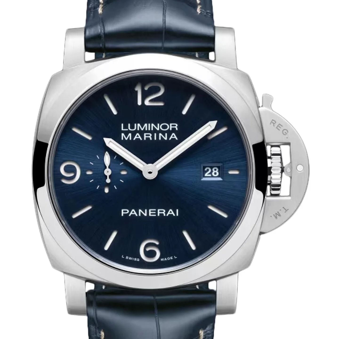 Panerai Luminor Marina PAM03313 (2026) - Blauw wijzerplaat 44mm Staal (1/1)