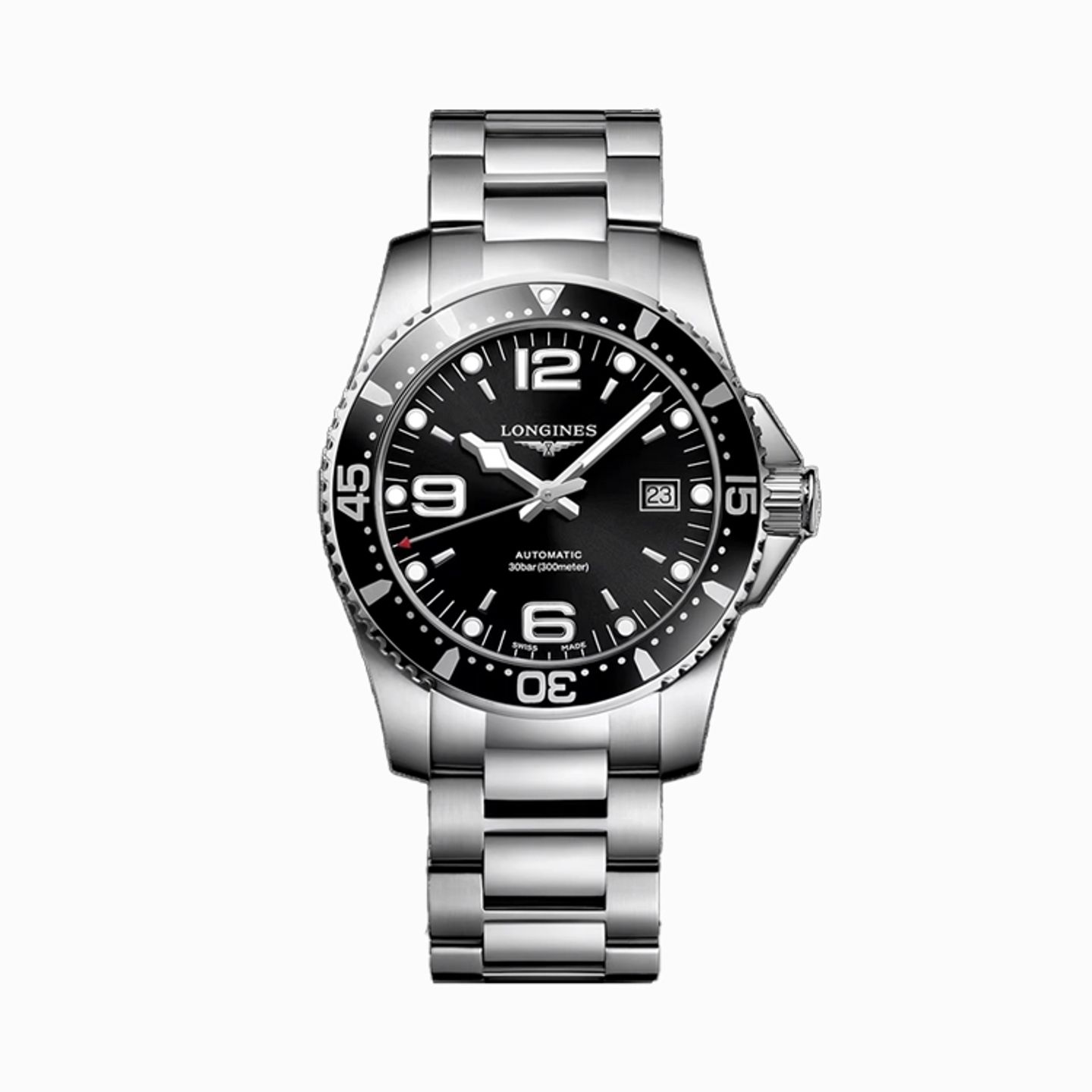 Longines HydroConquest L3.742.4.56.6 (2025) - Black dial 41 mm Steel case (1/1)