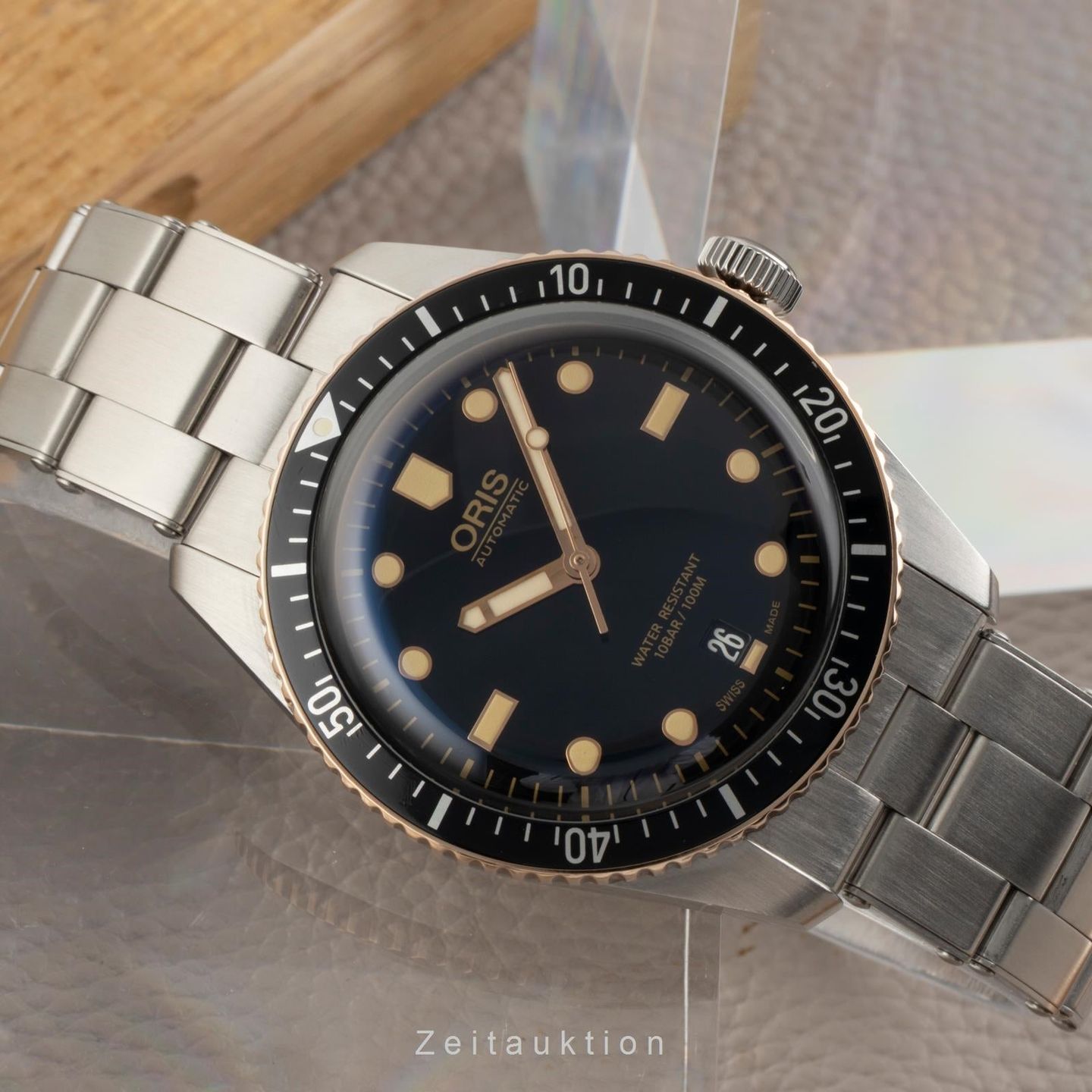 Oris Divers Sixty Five 01 733 7707 4354-07 4 20 18 (Onbekend (willekeurig serienummer)) - Zwart wijzerplaat 40mm Staal (2/8)